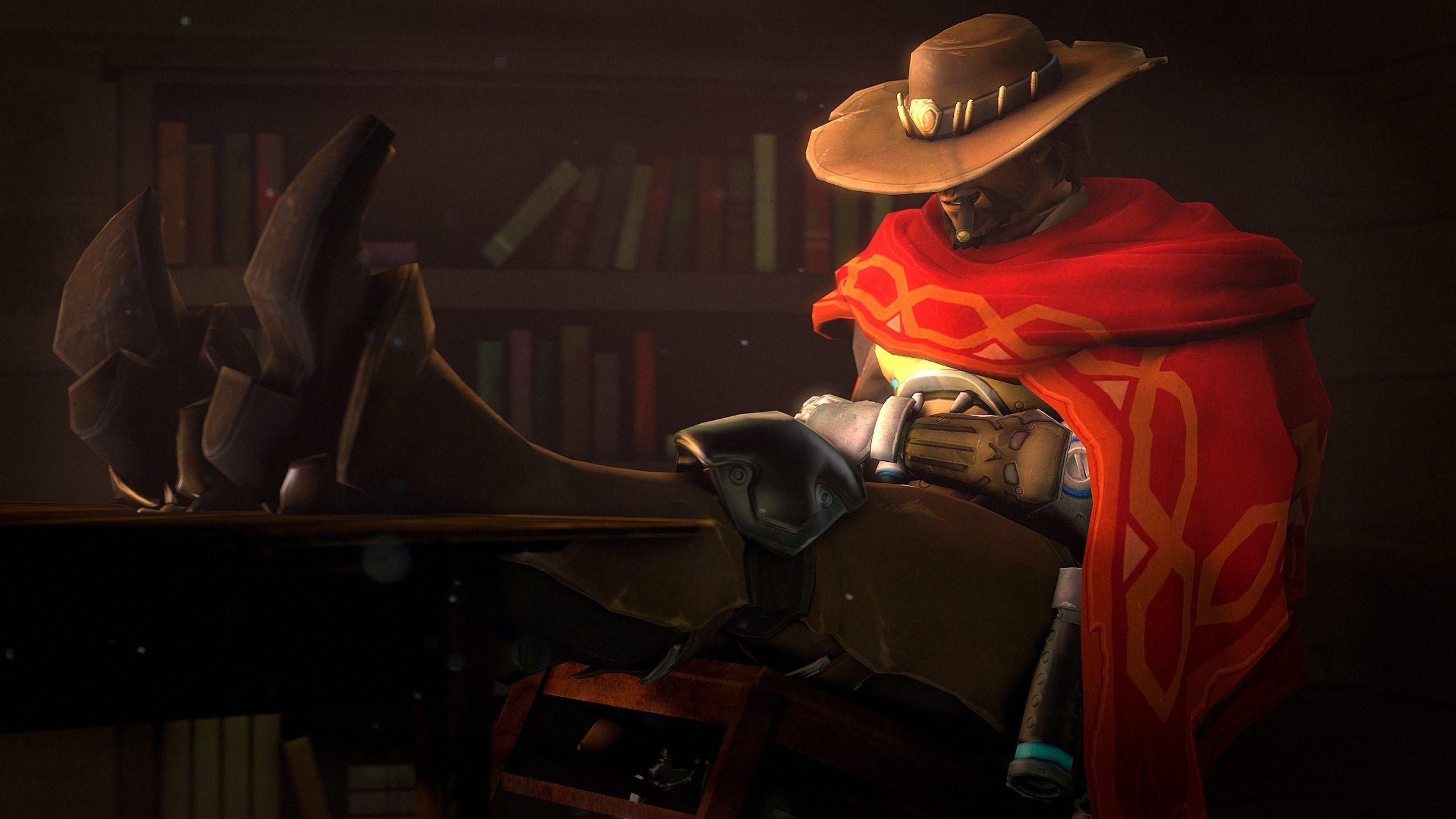 McCree, Overwatch, HD, Gaming, Bild, 2560x1440 HD Desktop