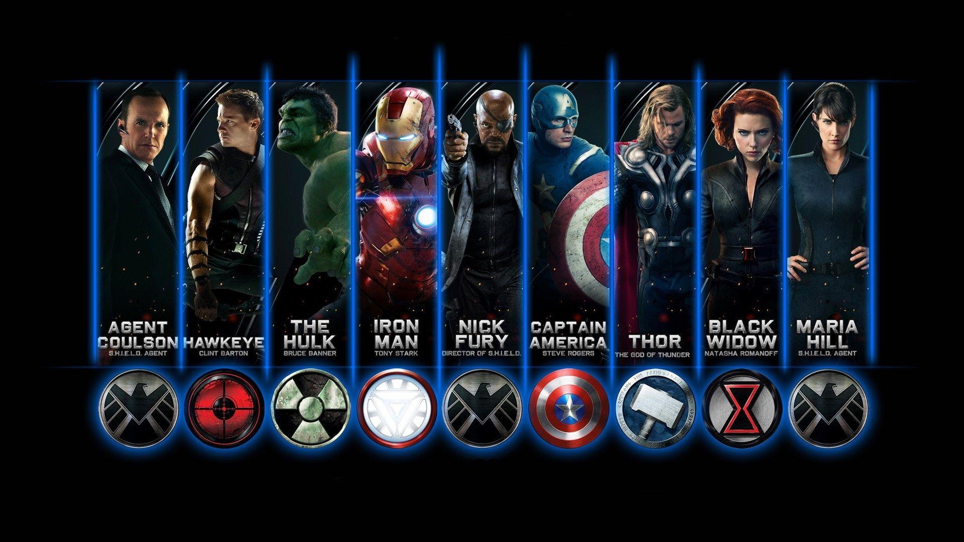 Avengers, Marvel, Laptop Hintergrund, Team, Superhelden, 1920x1080 Full HD Desktop