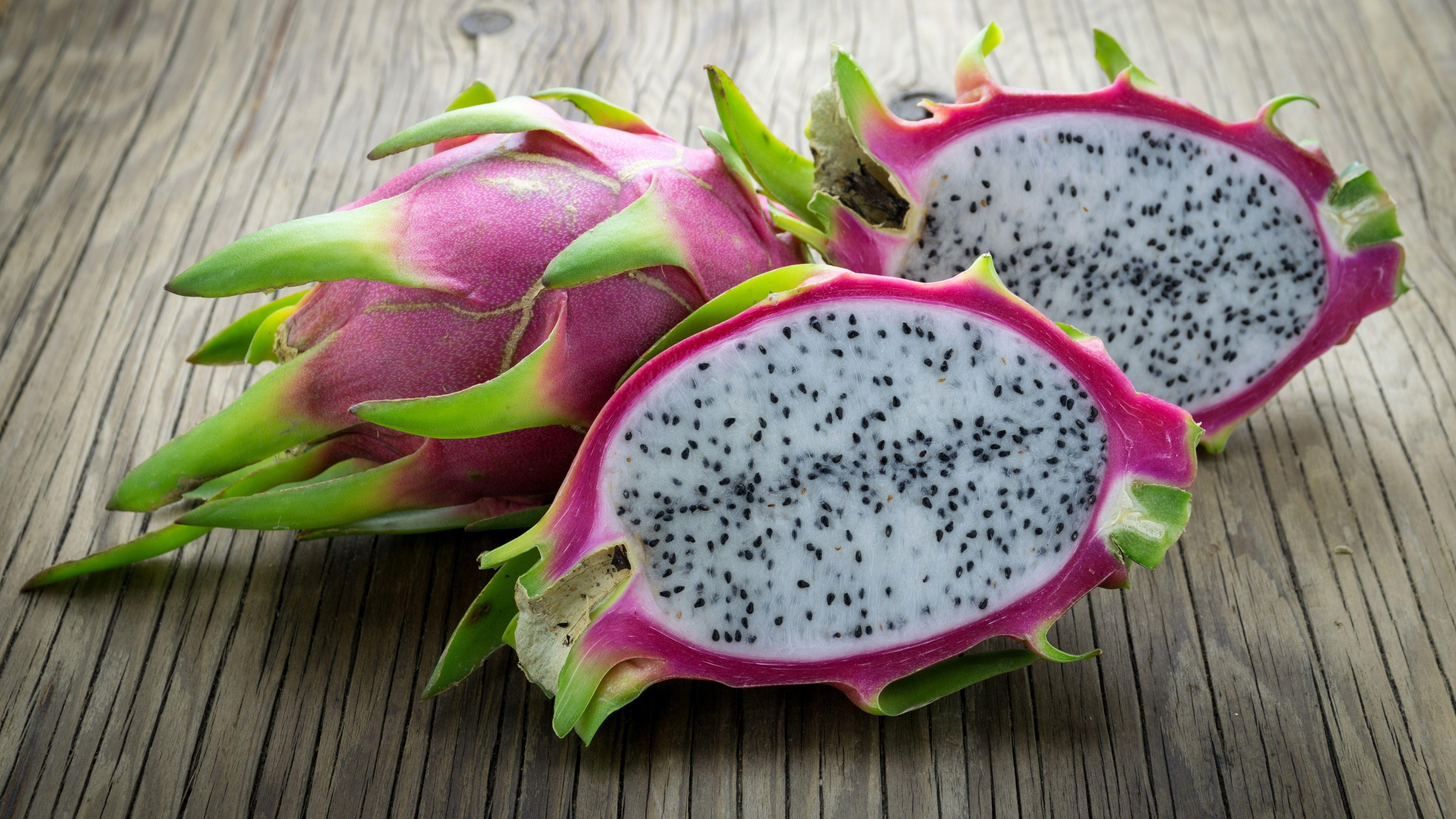 Drachenfrucht, Pitaya, 5K, Lebensmittel, Hintergrund, 5120x2880 4K Desktop