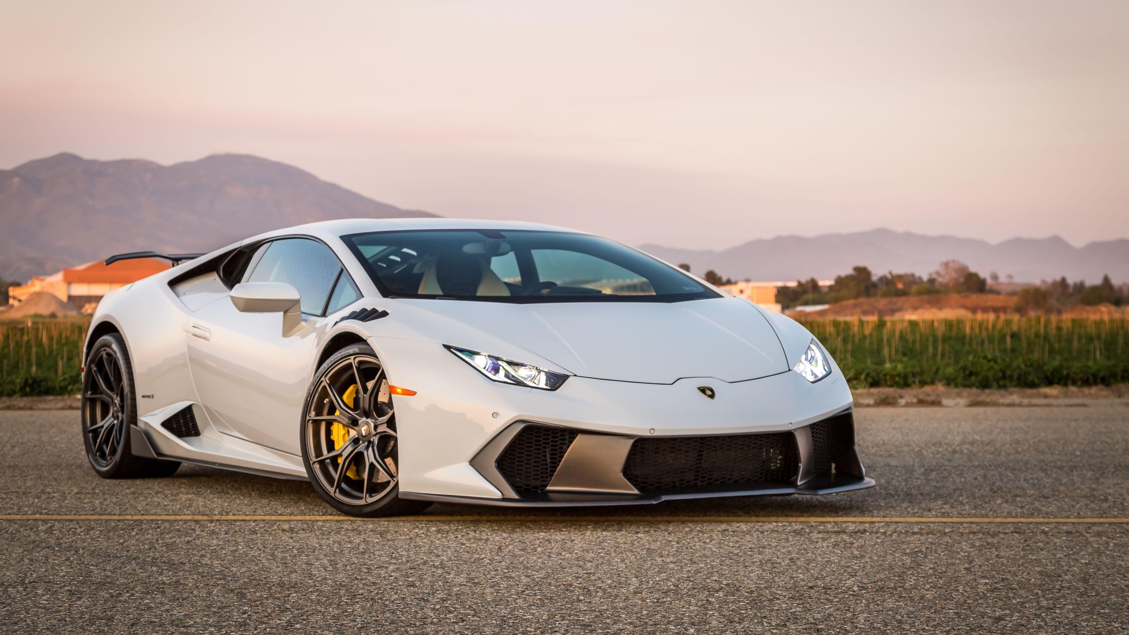 Lamborghini Huracan, Seitenansicht, 4K, Ultra HD, Auto, 3840x2160 4K Desktop