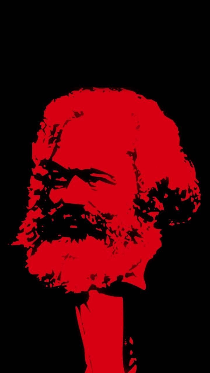 Karl Marx, Hintergrundbild, Philosophie, Portrait, Denker, 720x1280 HD Handy