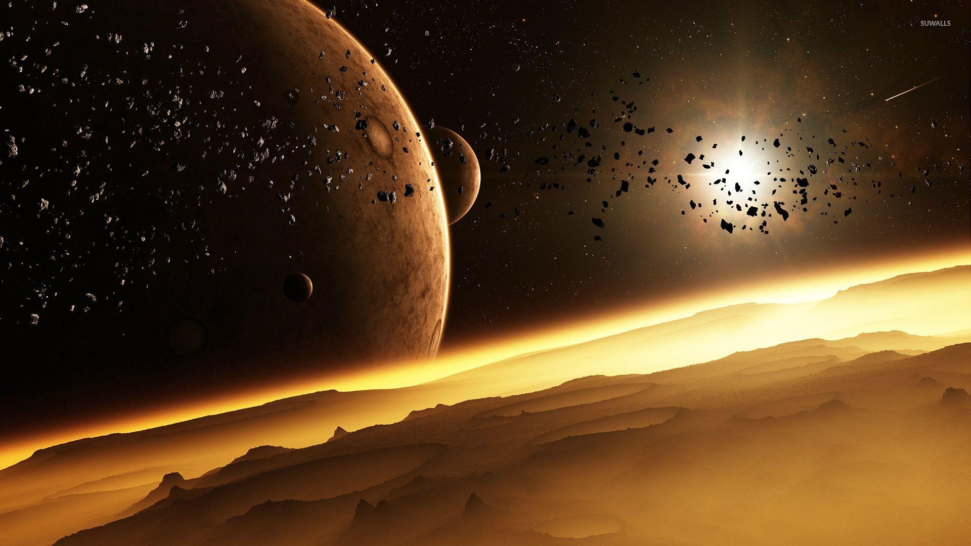 Planeten, 13, Weltall, Raum, Hintergrund, 1920x1080 Full HD Desktop