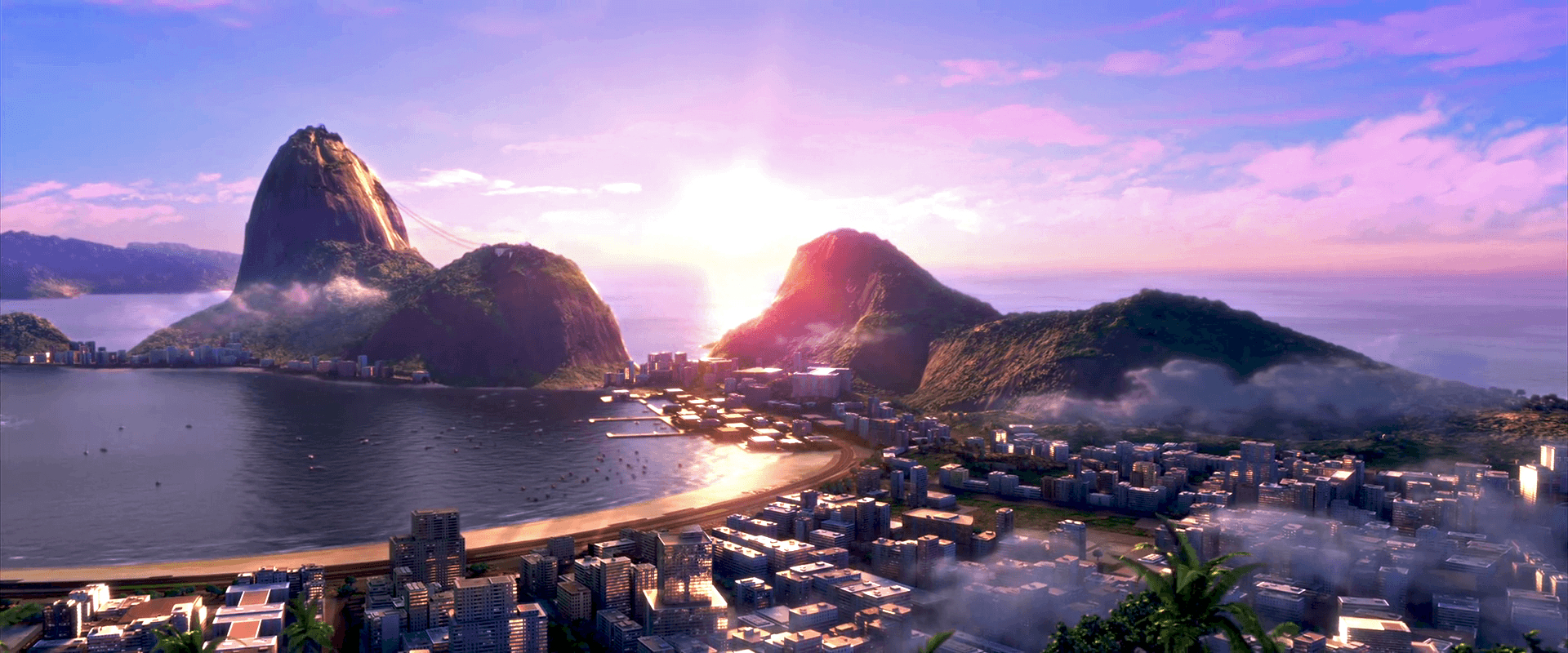 Rio, Film, Hintergrund, Aussicht, Brasilien, 1920x800 Dual Screen Desktop