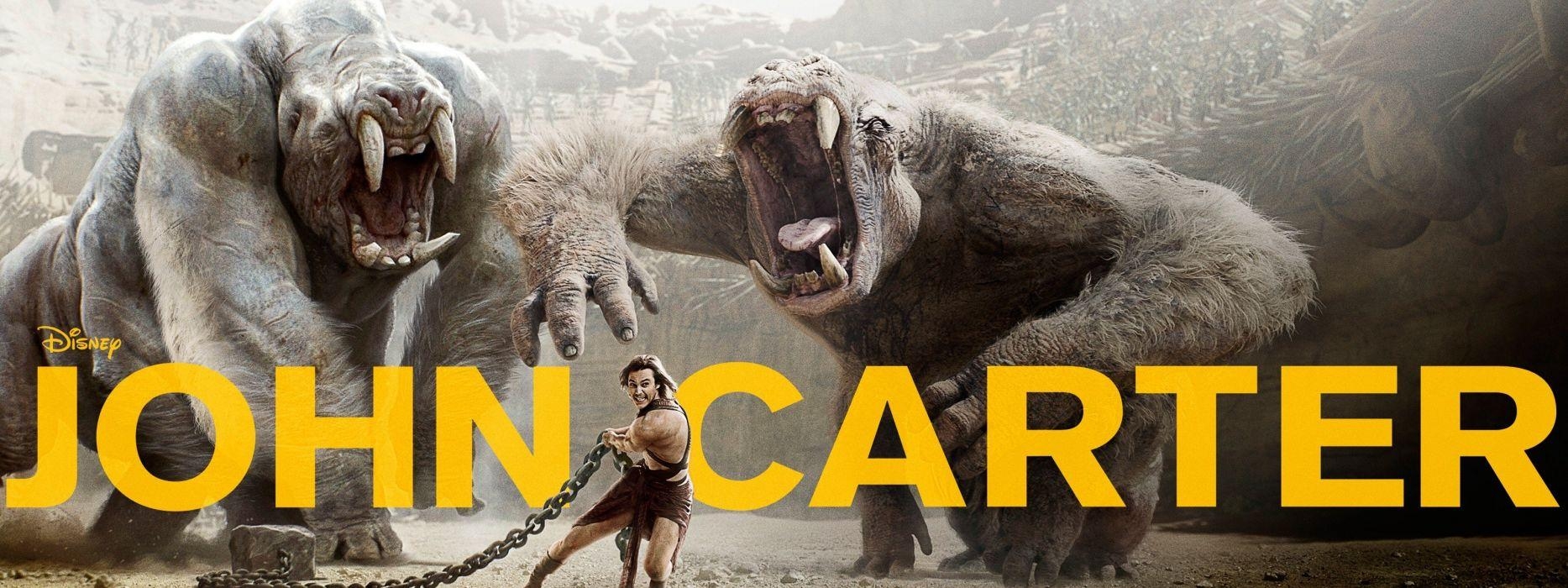 John Carter, Widescreen, Mars, Film, Abenteuer, 1870x700 Dual Screen Desktop