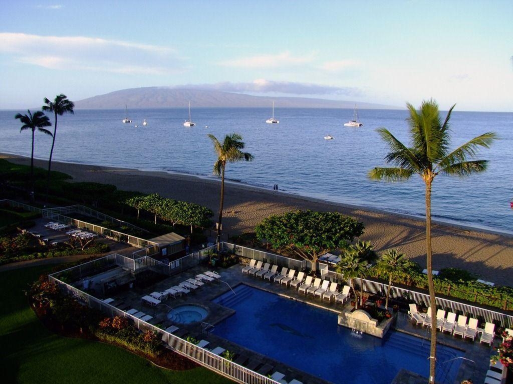 Kaanapali Beach, Lahaina, Maui, Hawaii, Sandstrand, 1030x770 HD Desktop