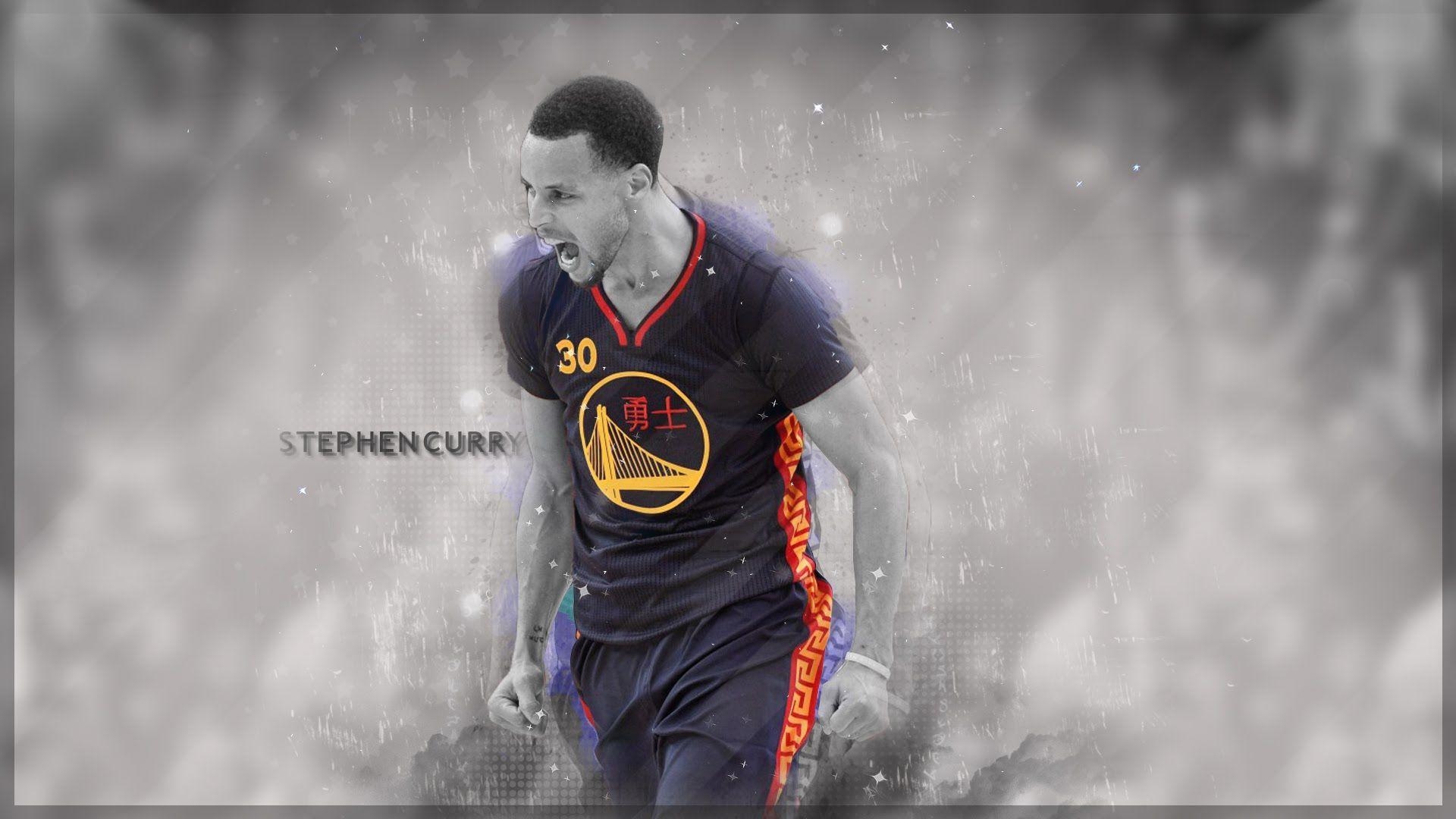 Stephen Curry, Speedart, Basketball, Sport, Kreativ, 1920x1080 Full HD Desktop