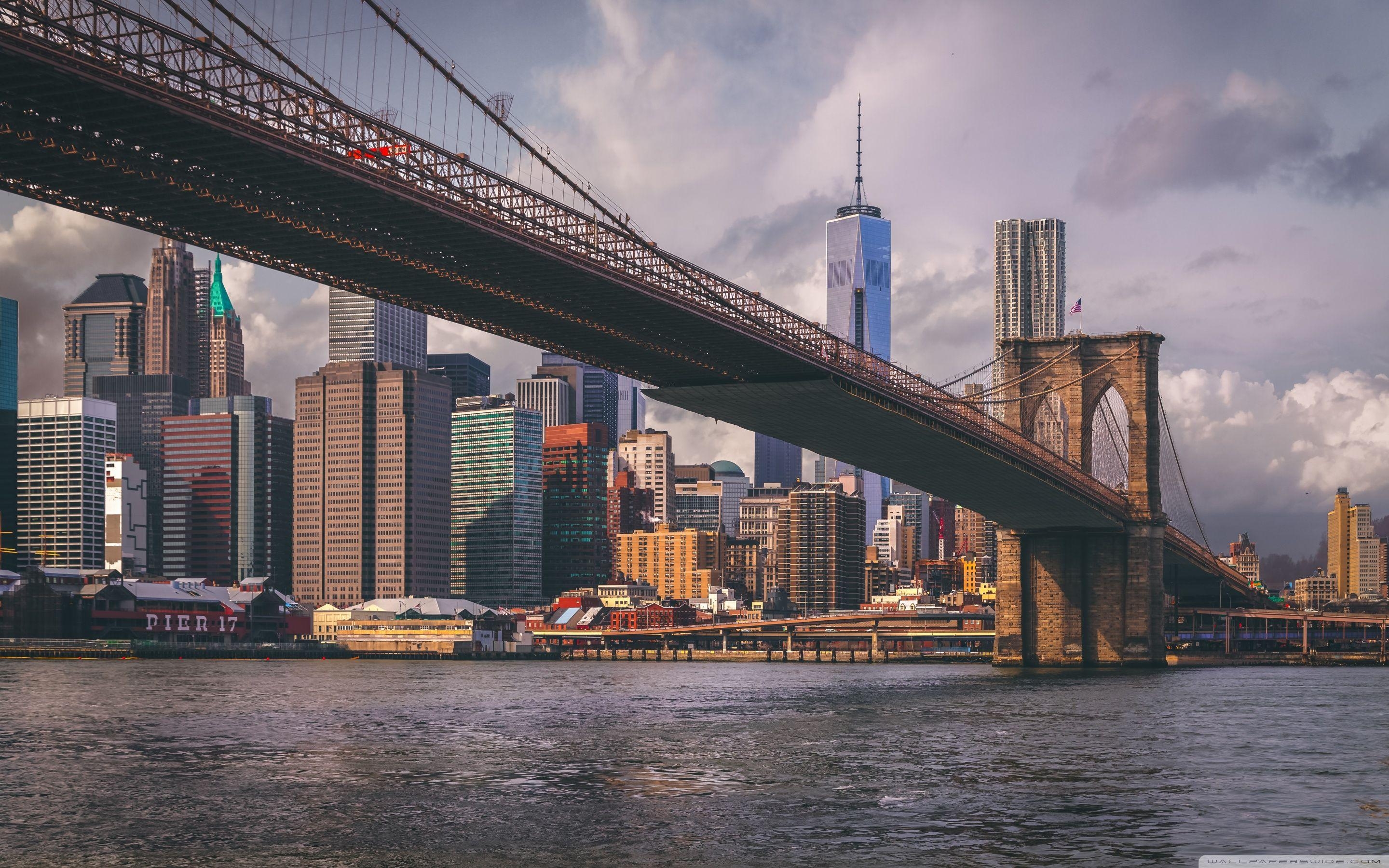 Brooklyn Bridge, 4K, HD, 4K Ultra, Breitbild, 2880x1800 HD Desktop