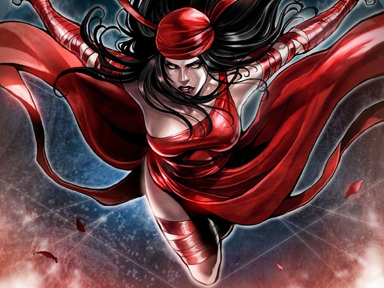 Elektra, Film, Hintergrund, Superheldin, Marvel, 1280x970 HD Desktop