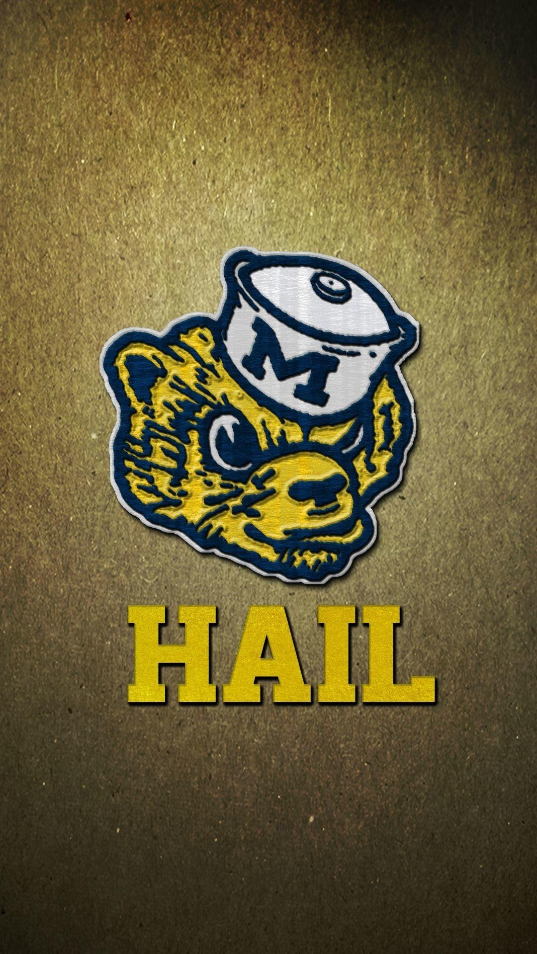 Michigan, Wolverines, Screensaver, Hintergrund, USA, 1080x1920 Full HD Handy