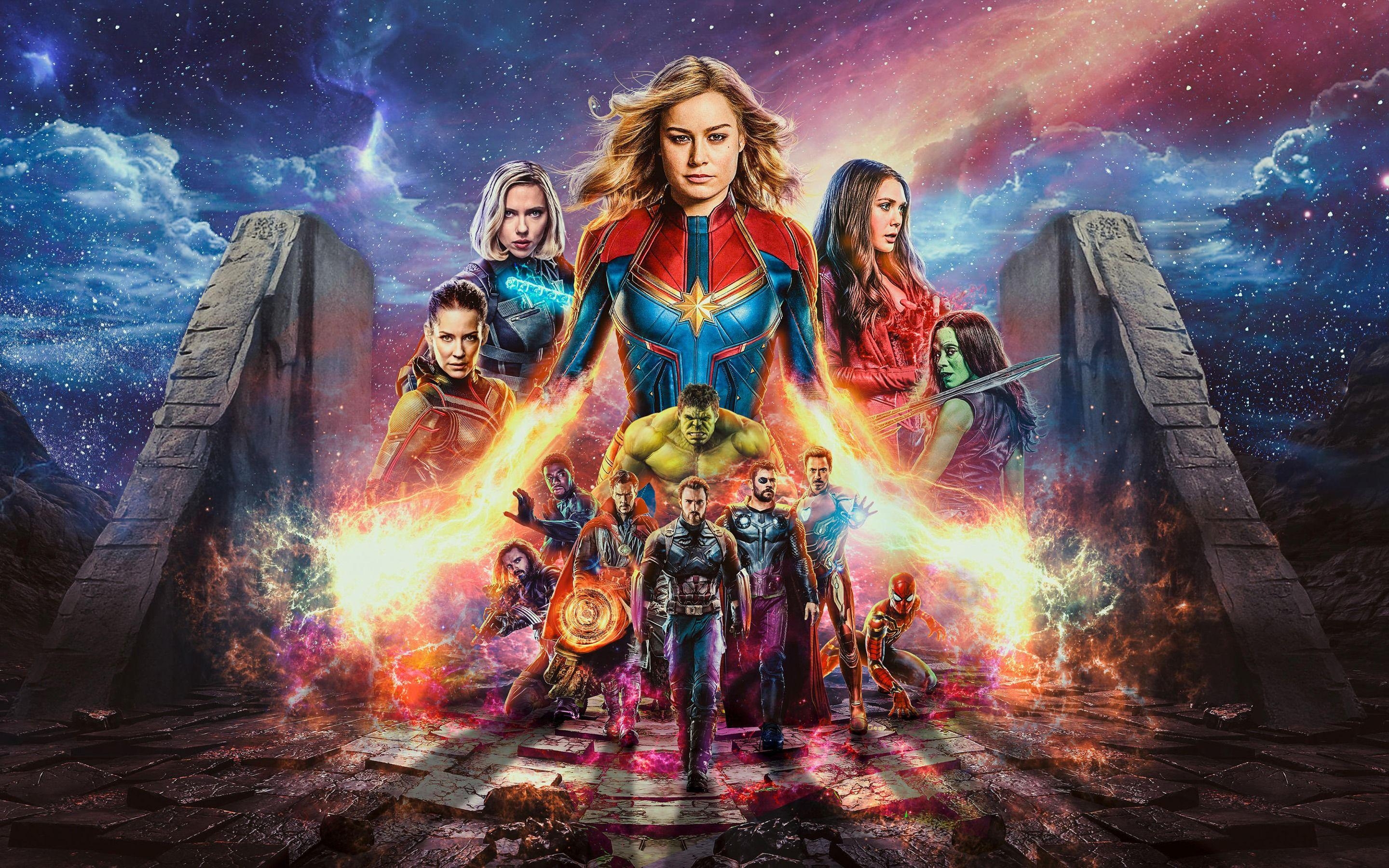 Captain Marvel, Avengers, Endgame, Wallpaper, Hochqualität, 2880x1800 HD Desktop