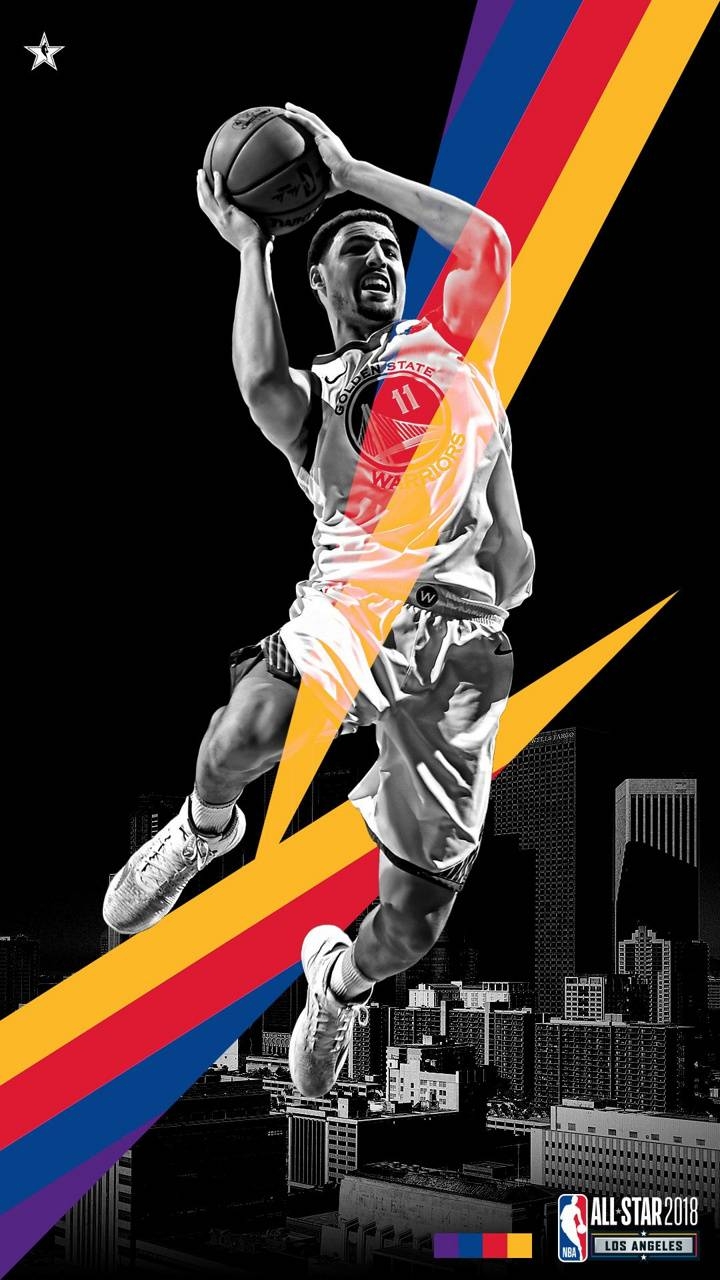 Klay Thompson, Sport, Hintergrund, NBA, Spieler, 720x1280 HD Handy