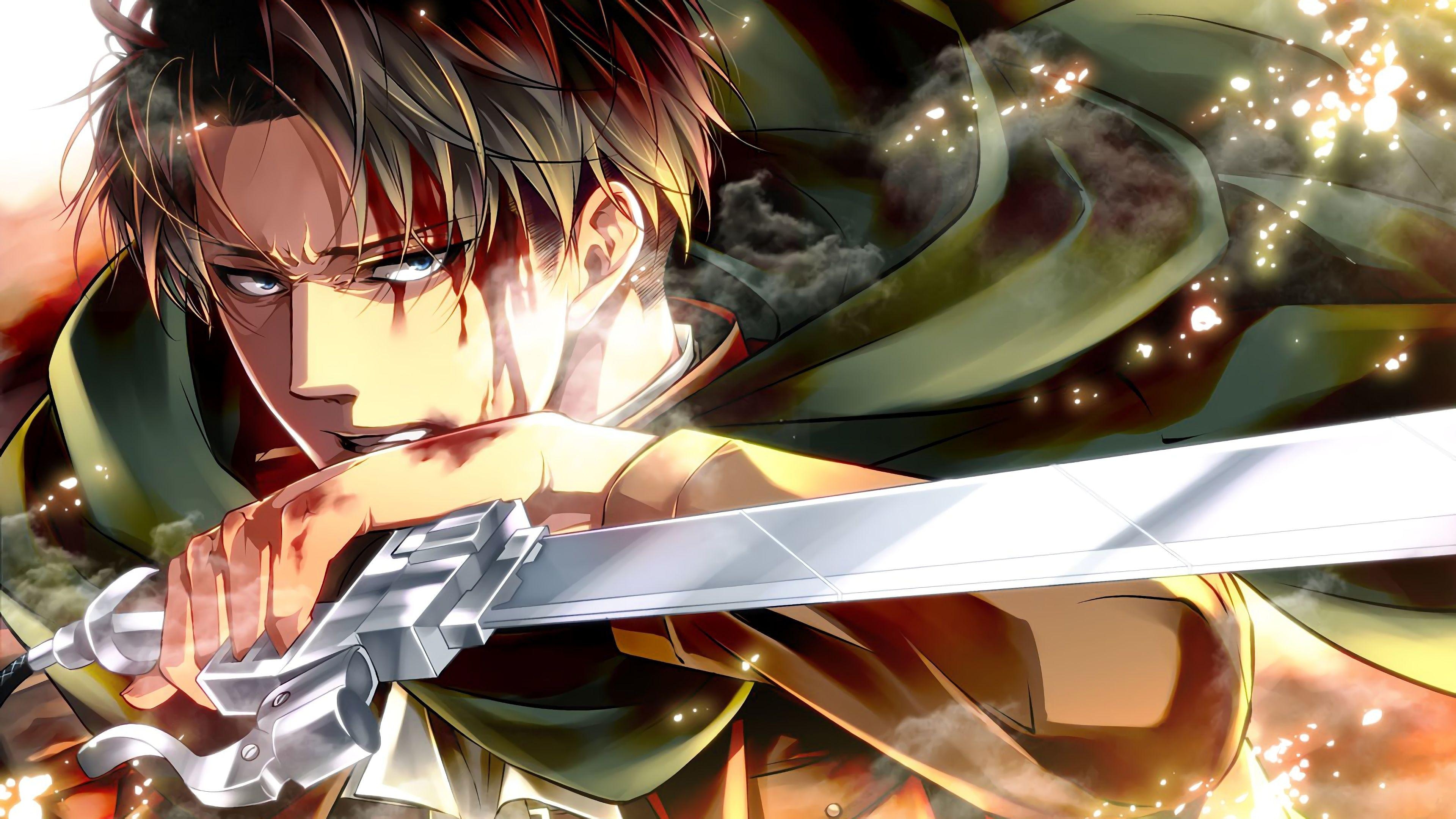 Levi Ackerman, Anime, Hintergrund, Bild, 3840x2160 4K Desktop