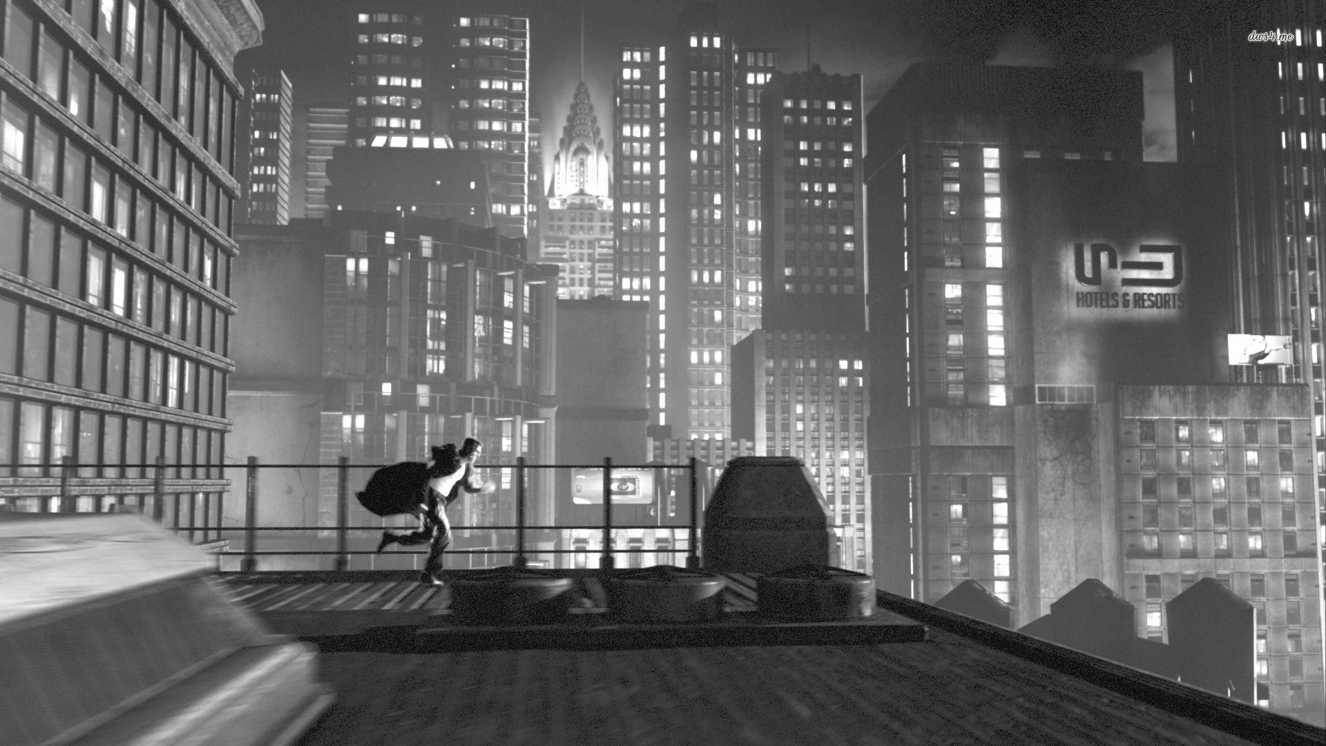 Marv, Sin City, Film Noir, Charakter, Brutalität, 1920x1080 Full HD Desktop