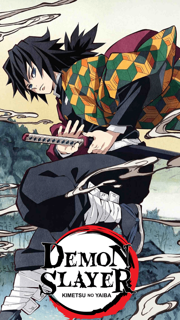 Demon Slayer, Kimetsu No Yaiba, Anime, Kreation, Hintergrund, 740x1320 HD Handy