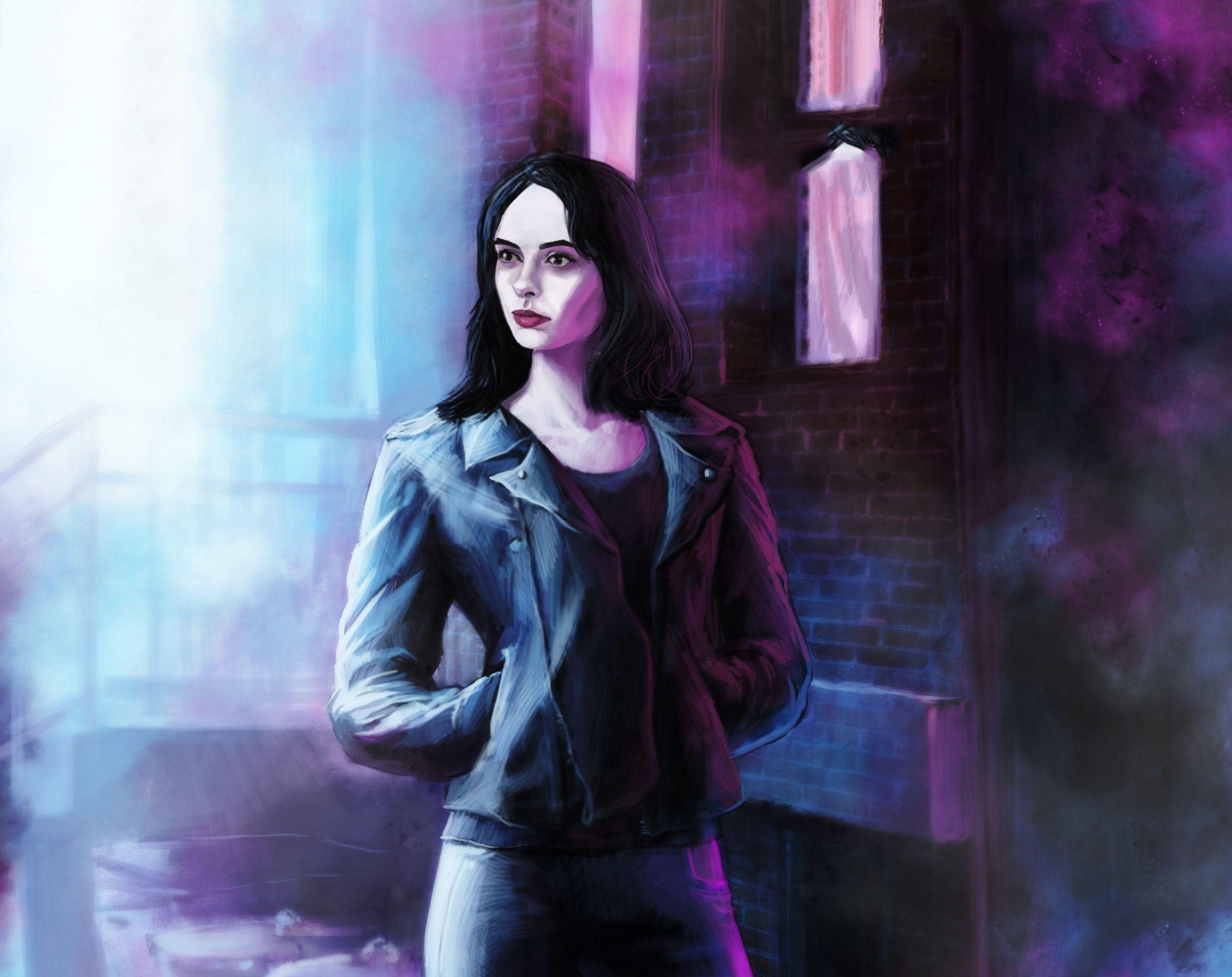 Jessica Jones, Defenders, Kunst, HD, Marvel, 2440x1930 HD Desktop