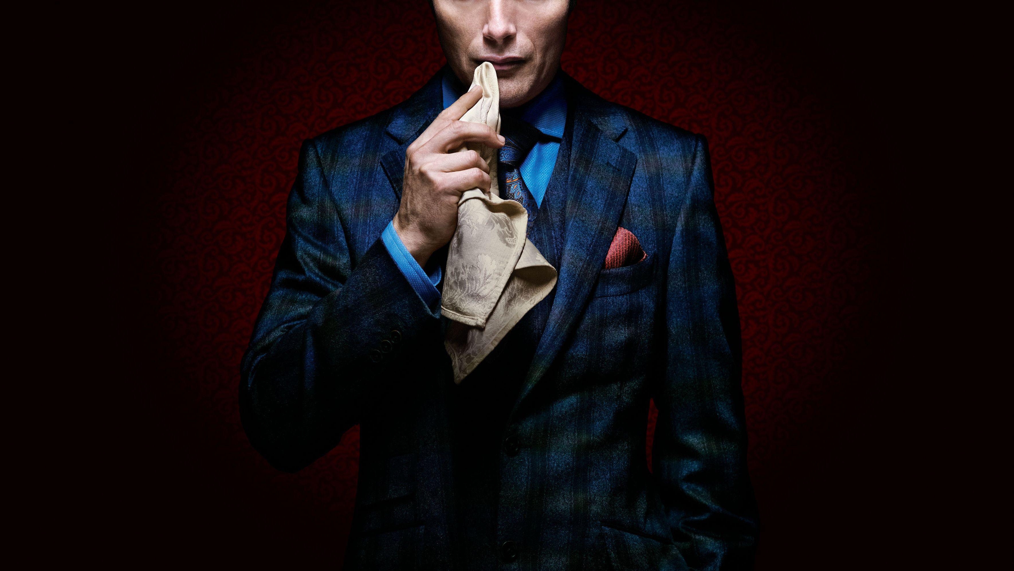 Mads Mikkelsen, Hannibal, Serie, Schauspieler, Kunst, 3540x2000 HD Desktop