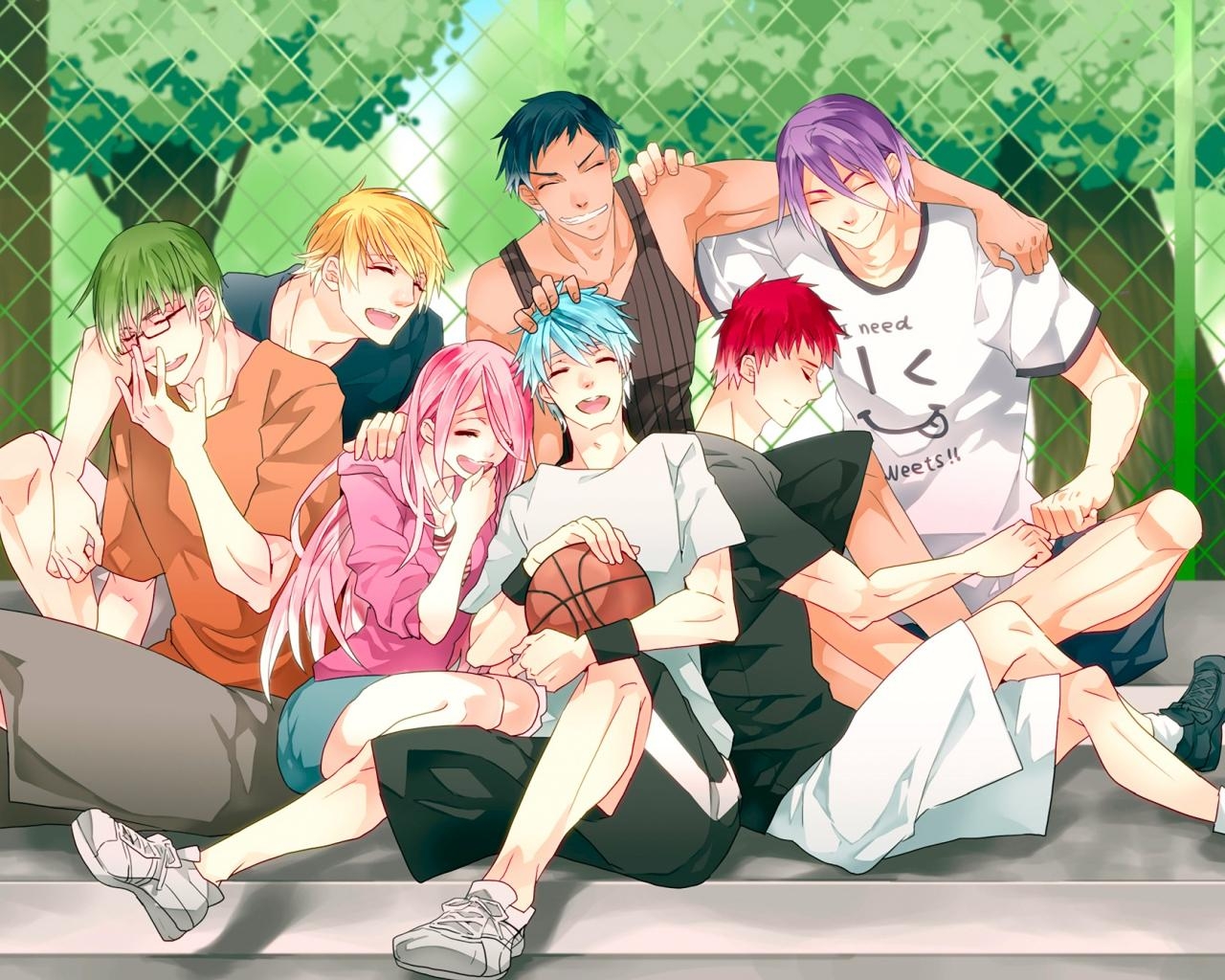 Kuroko's Basketball, 23x1024, Anime, Teamwork, Sport, 1280x1030 HD Desktop