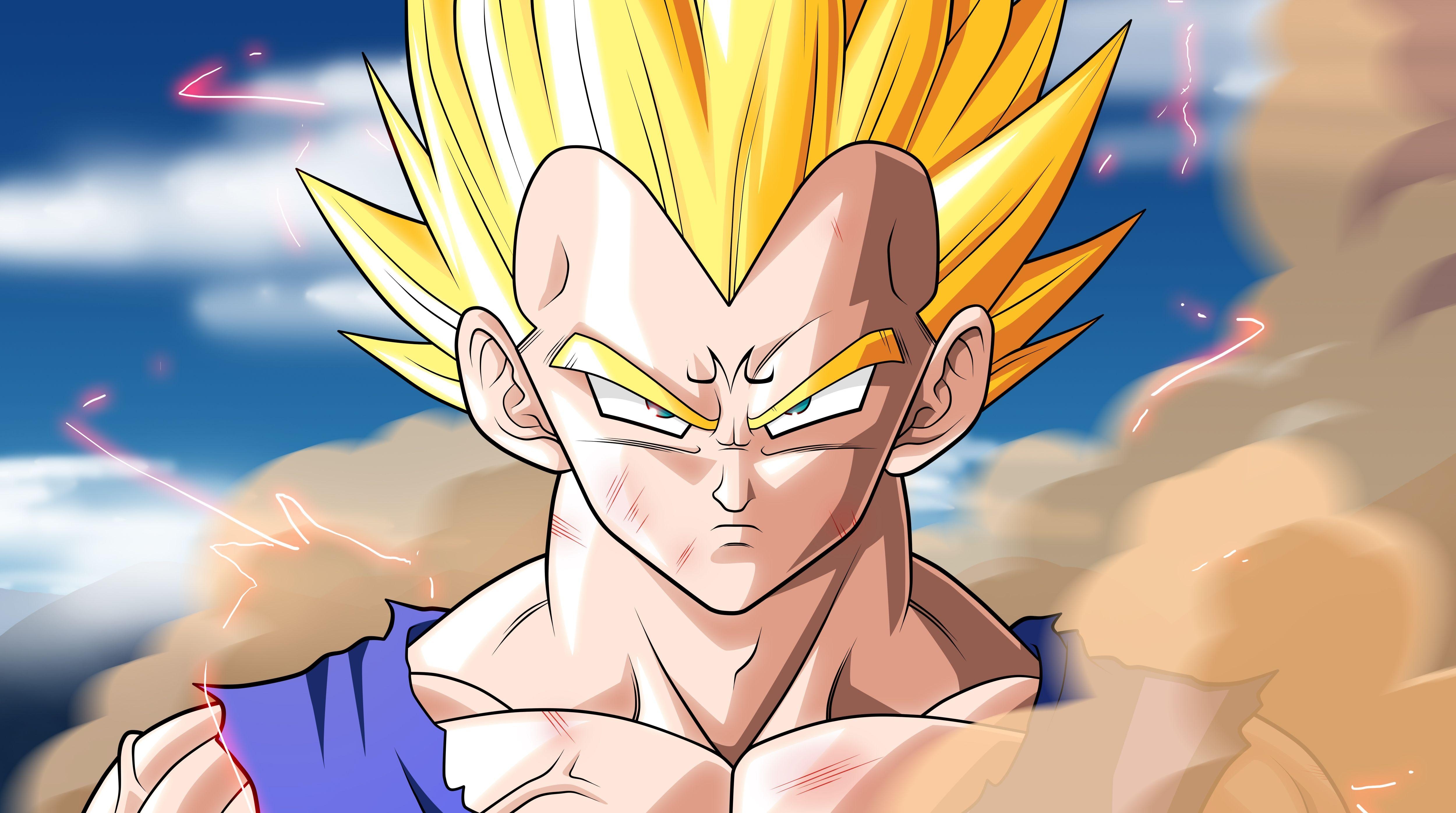 Majin Vegeta, 4K, Ultra HD, Hintergrund, Anime, 5000x2800 4K Desktop