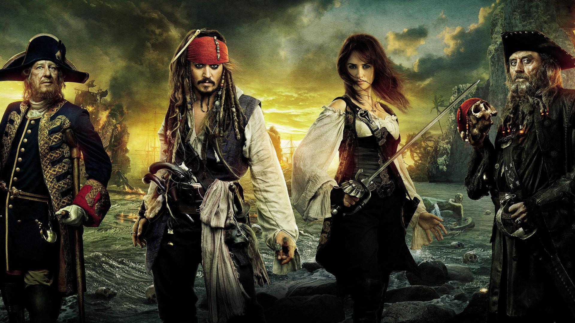 Piraten der Karibik, Full HD, Abenteuer, Film, Johnny Depp, 1920x1080 Full HD Desktop