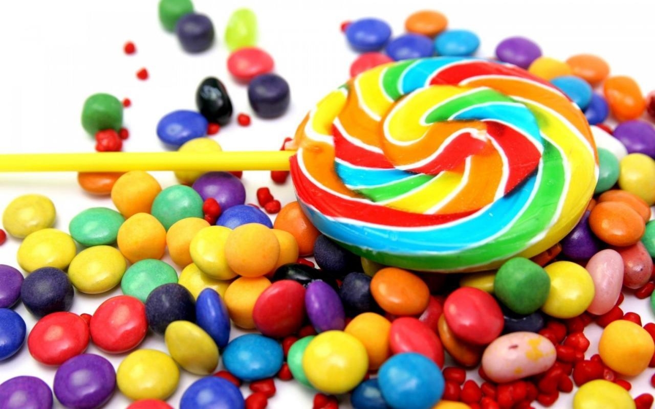 Candy, Süß, Fröhlich, Dekoration, Wand, 1280x800 HD Desktop