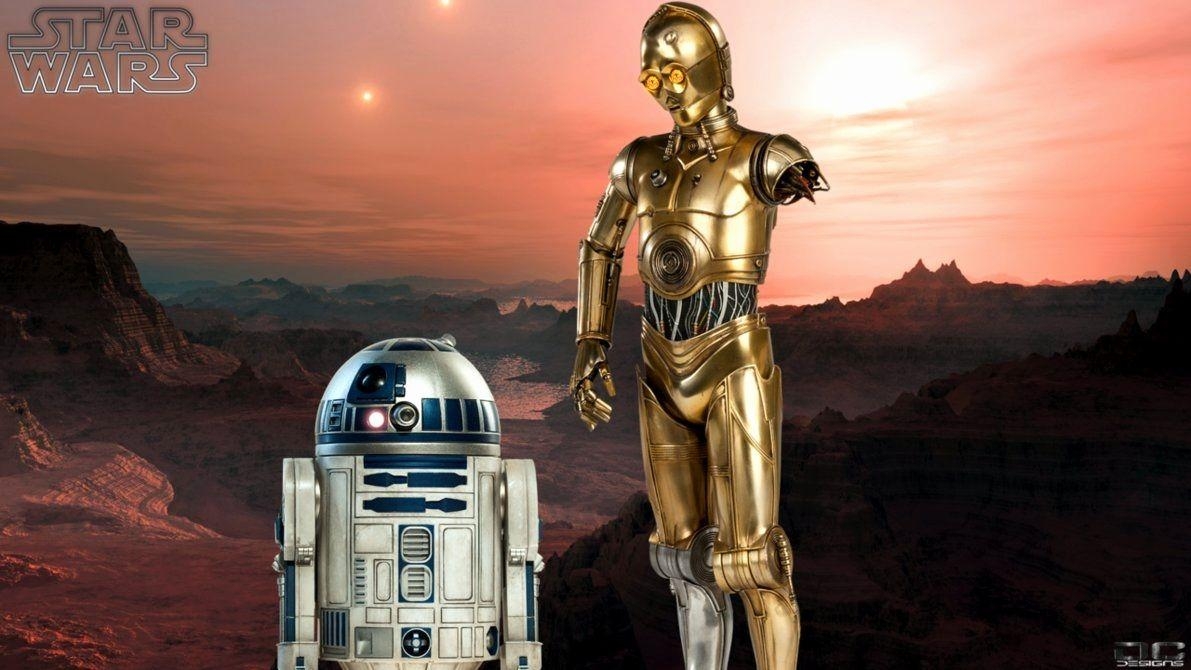 C-3PO, R2-D2, Star Wars, Roboter, Bild, 1200x670 HD Desktop