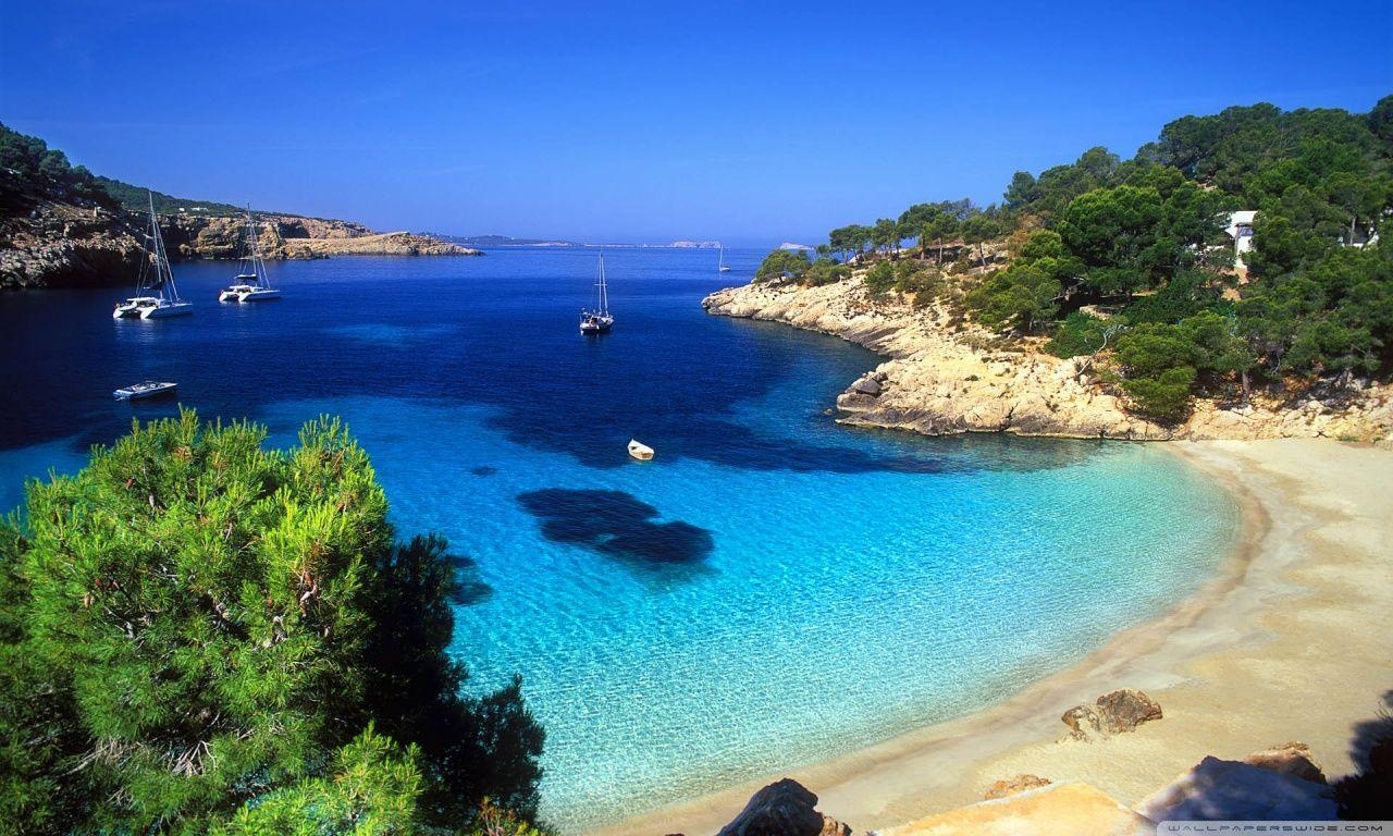 Ibiza, Reisen, Meer, Spanien, Sommer, 1280x770 HD Desktop