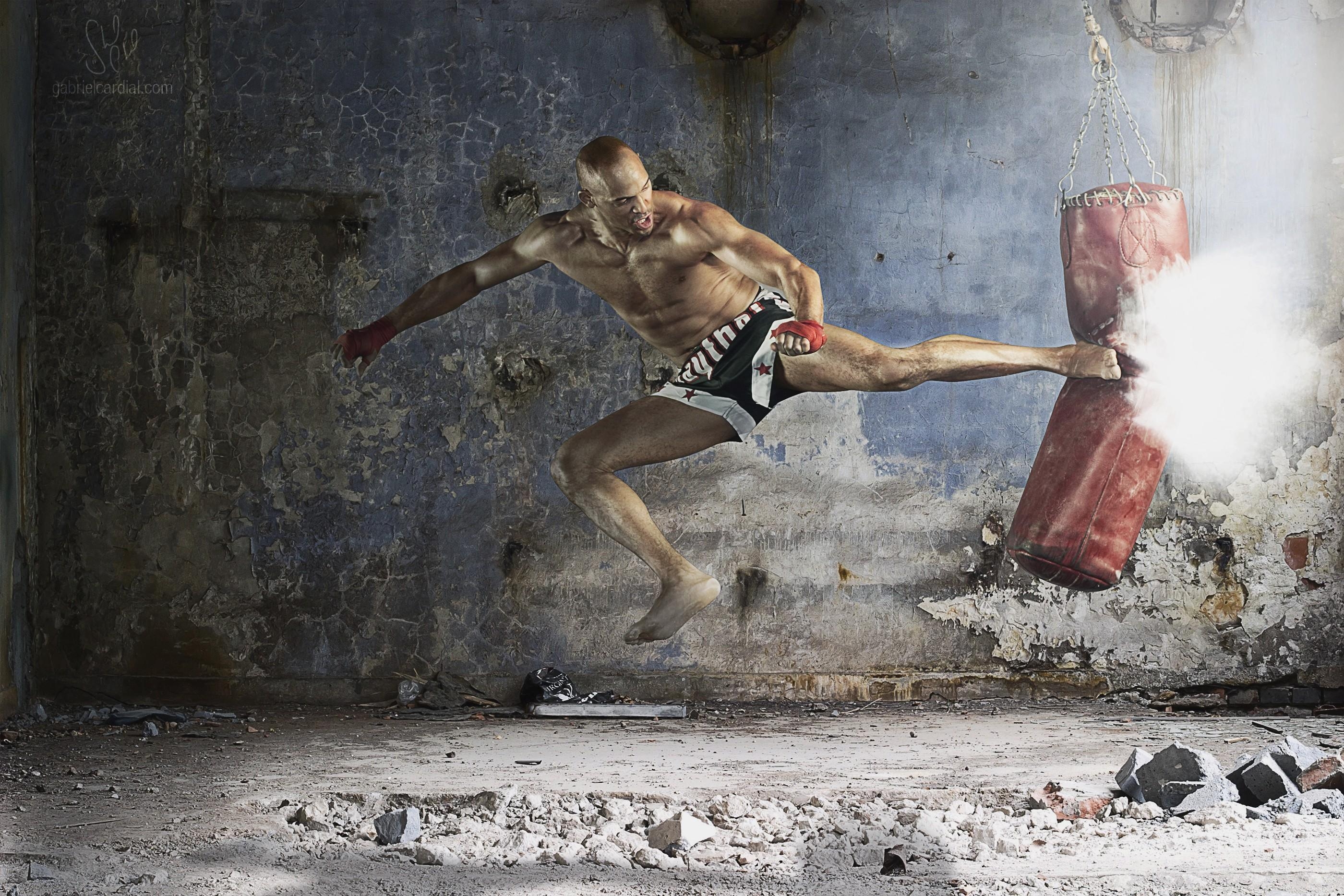 Kickboxen, Muay Thai, Kampfsport, Wandkunst, Sport, 2800x1870 HD Desktop