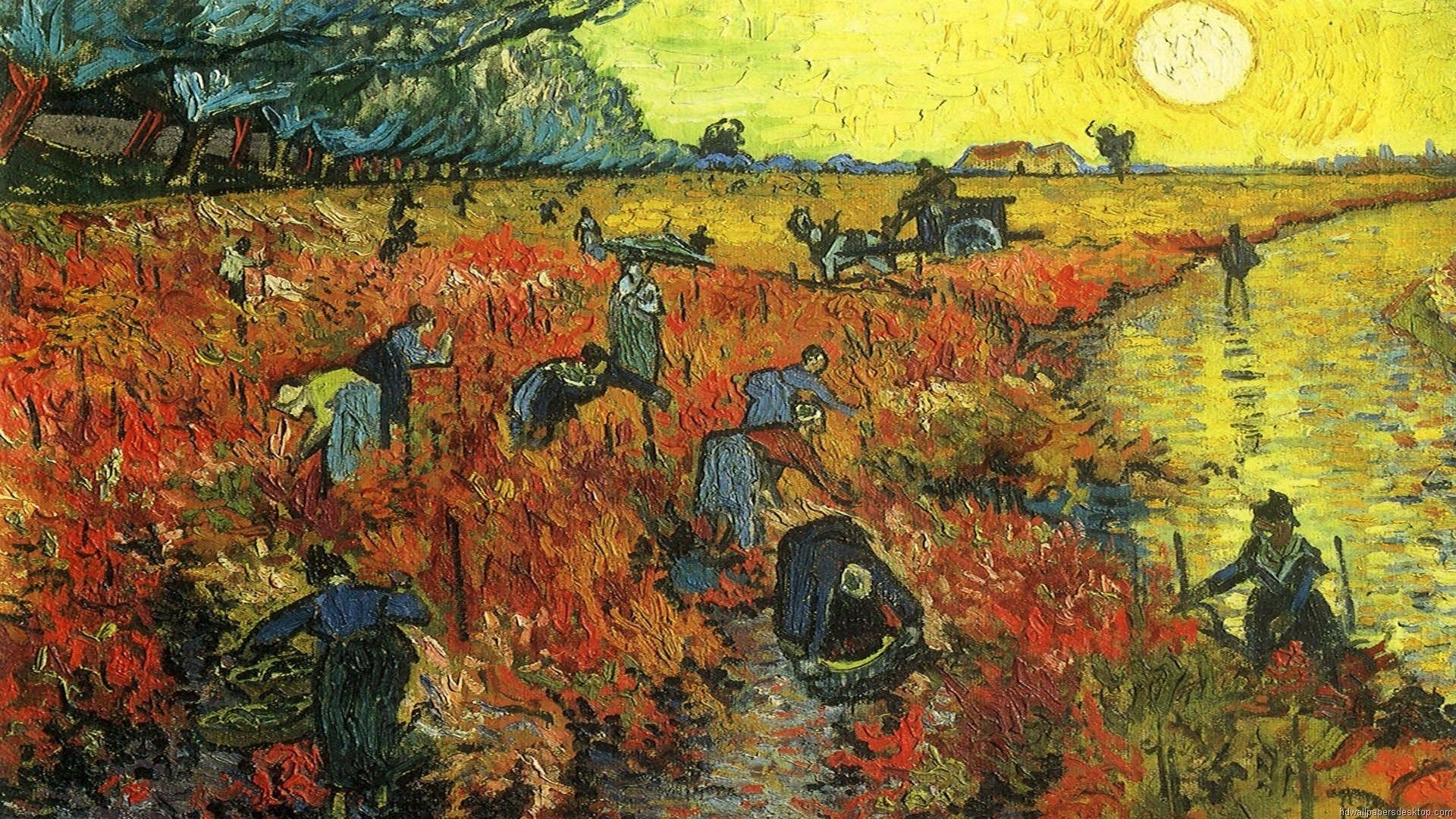 van Gogh, HD, Kunst, Maler, Impressionismus, 1920x1080 Full HD Desktop