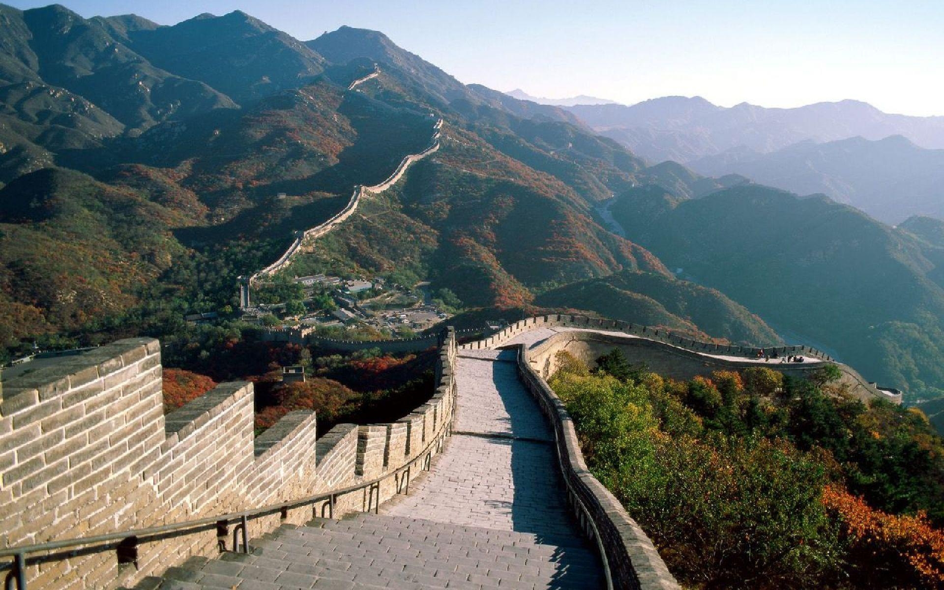 Große Mauer, China, Architektur, Mauer, Fotografie, 1920x1200 HD Desktop