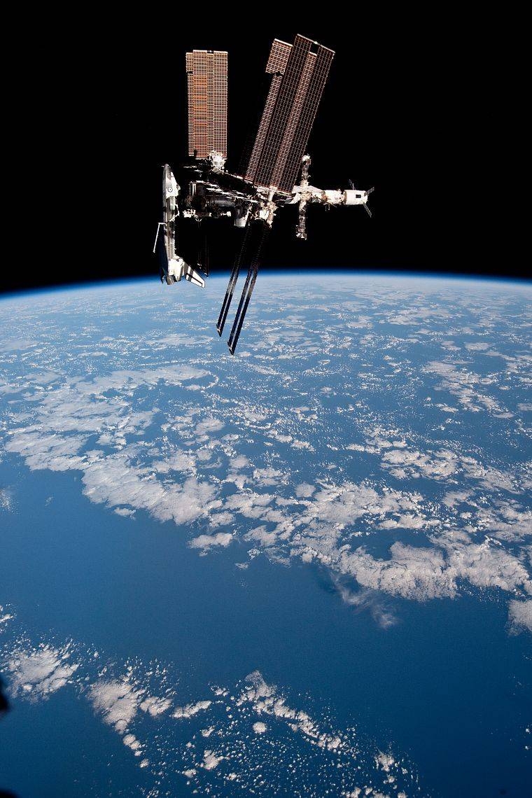 ISS, Raumfähre, NASA, Raumstation, Endeavour, 760x1140 HD Handy