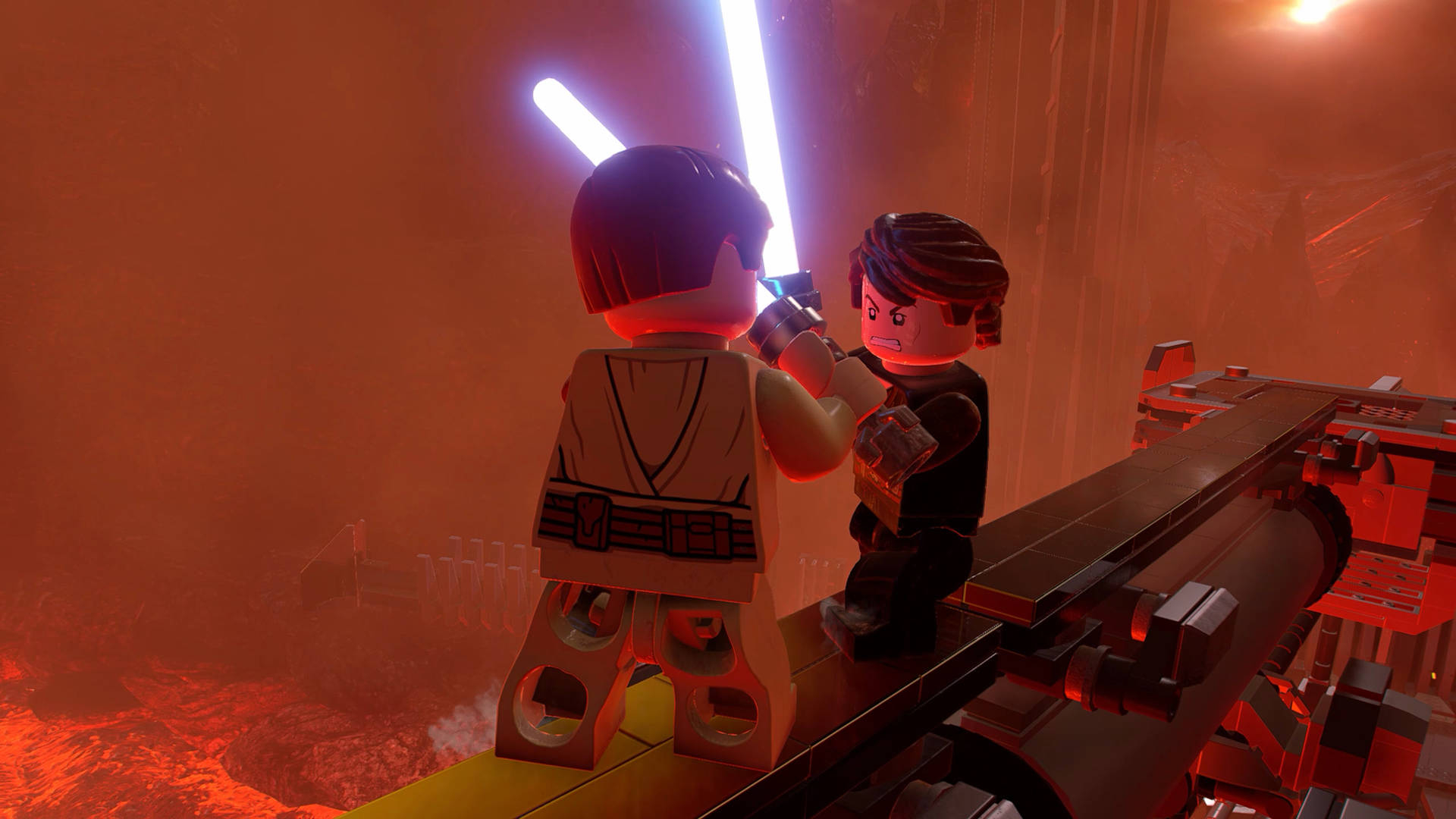 Mustafar, Lego Star Wars, Duell, Skywalker Saga, Download, 1920x1080 Full HD Desktop