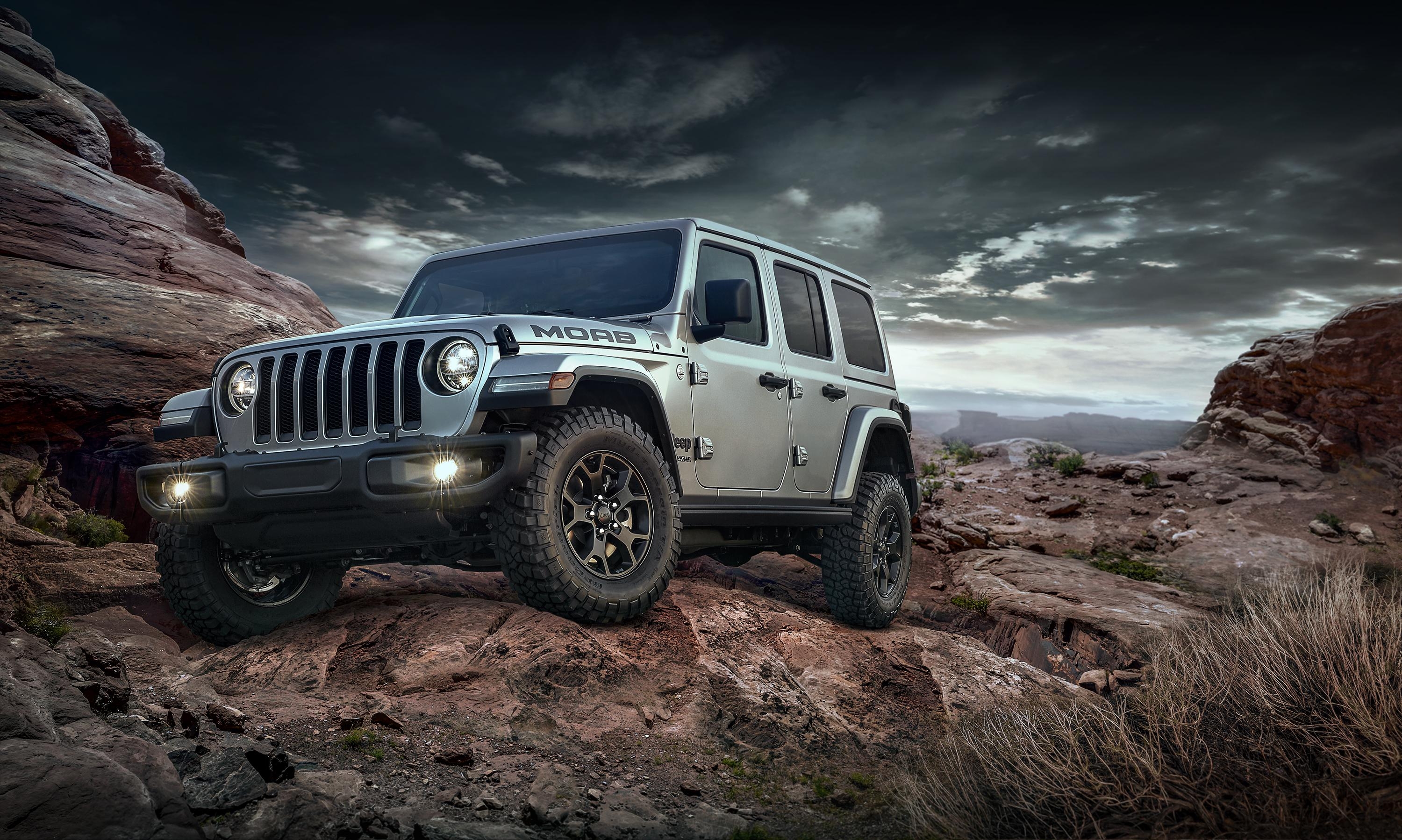 Jeep Moab, Wrangler, Unlimited, 2018, Gelände, 3000x1800 HD Desktop