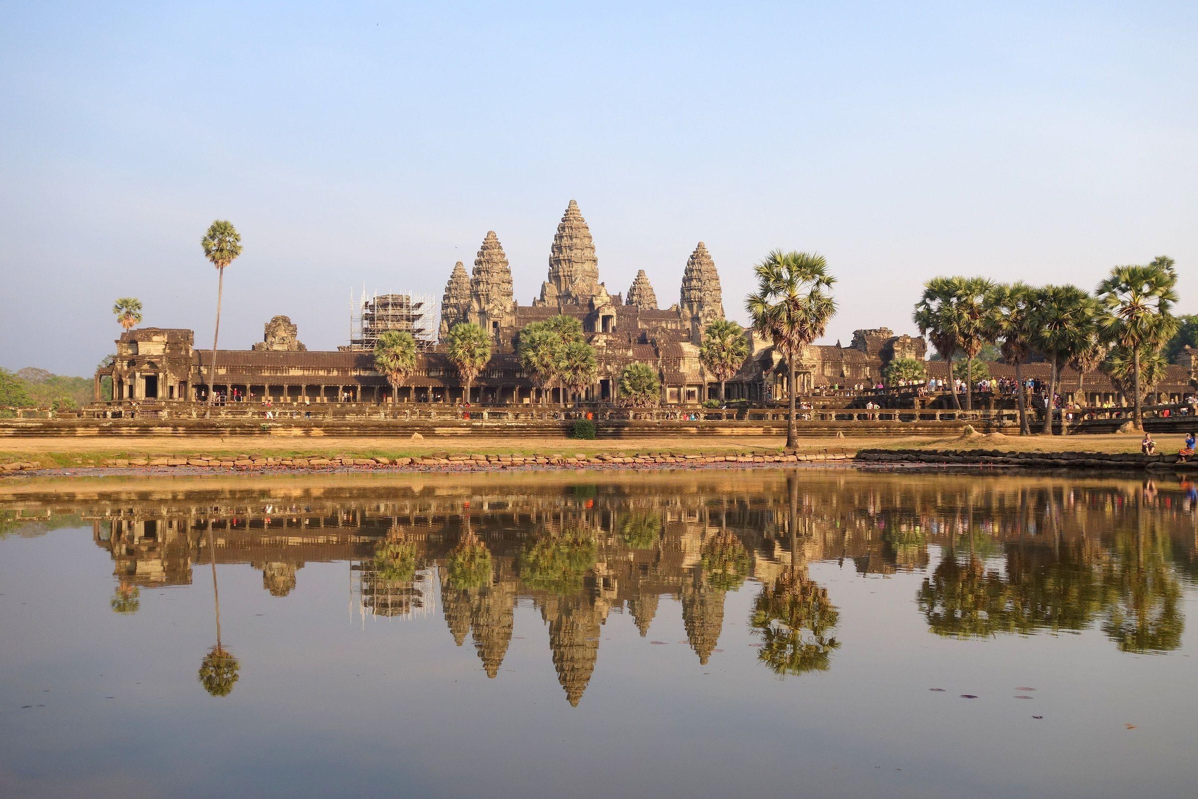 Angkor Wat, Hintergrund, Tempel, Kambodscha, Reisen, 2400x1600 HD Desktop