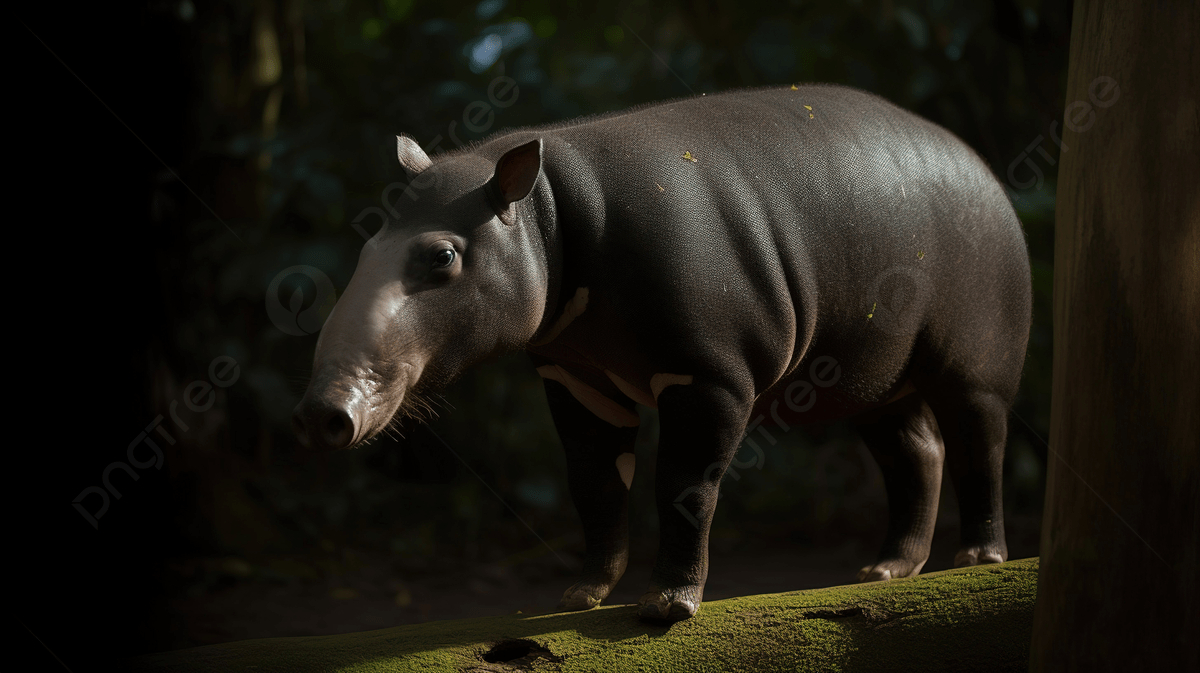 Kleiner Tapir, Dschungel, Baum, Tierwelt, Bild, 1200x680 HD Desktop