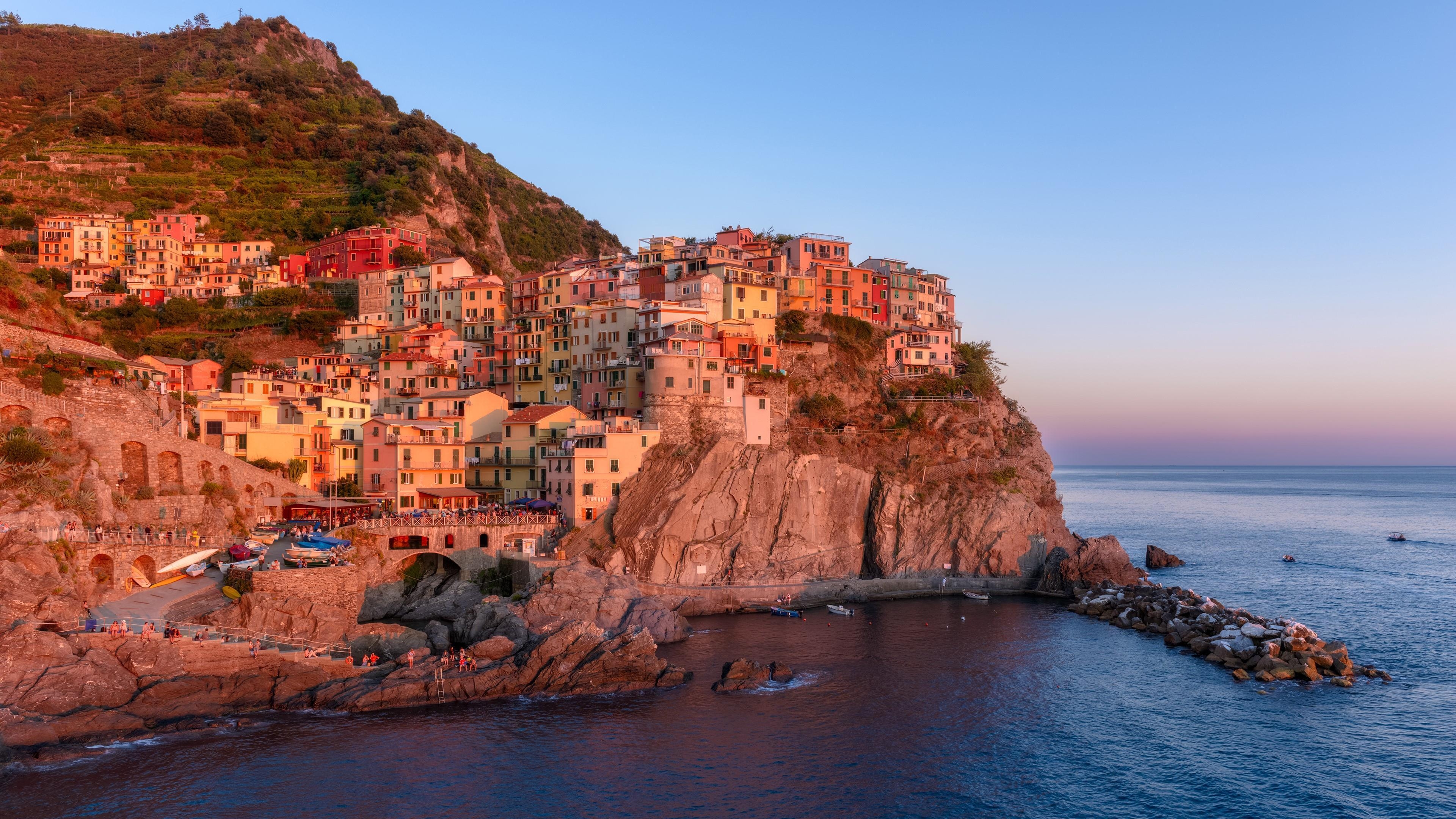 Manarola, Cinque Terre, Chromecast, Download, Italien, 3840x2160 4K Desktop