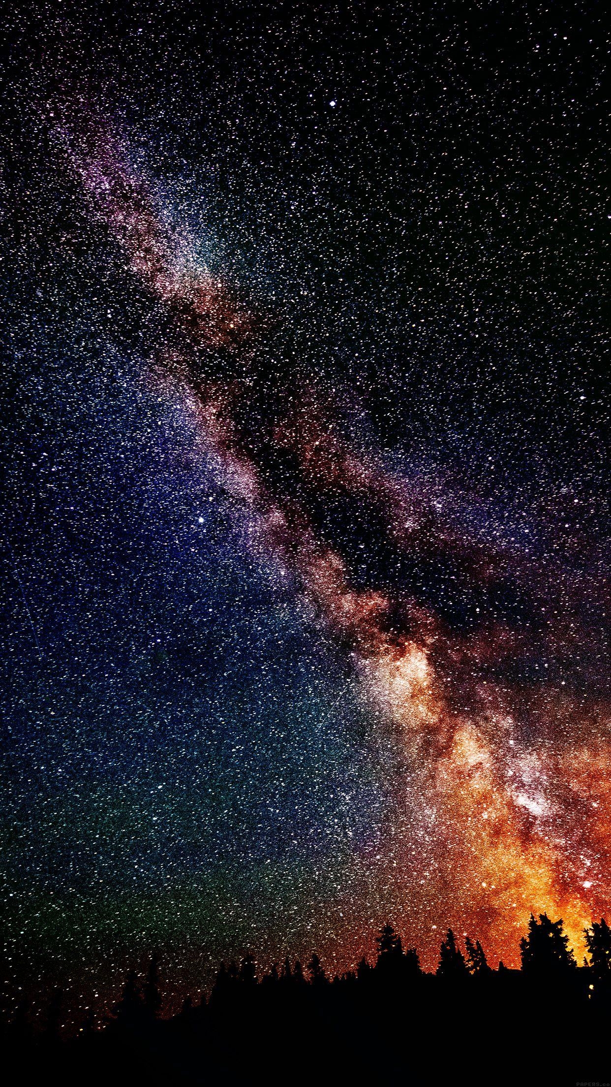 Woche, Galaxie, Sterne, Raum, Nebel, 1250x2210 HD Handy