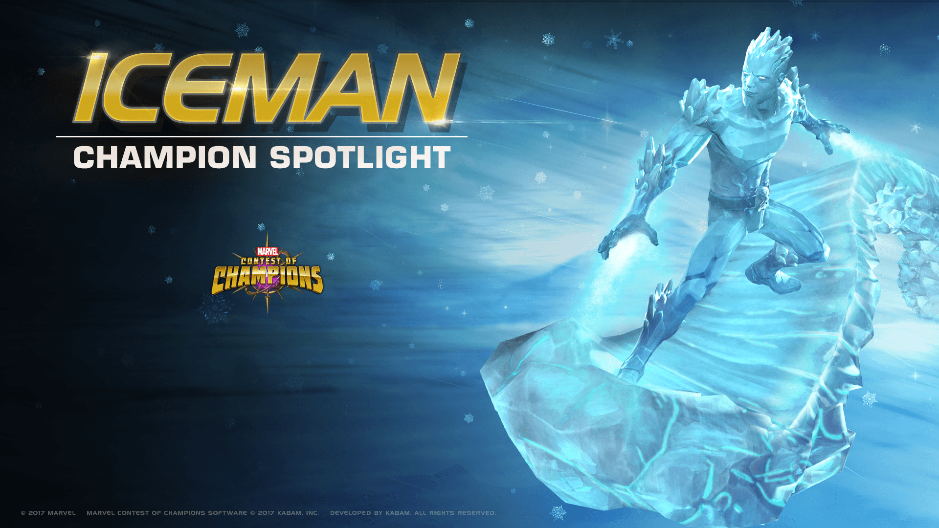 Iceman Marvel, Champion, Spotlight, Comics, Marvel, 1920x1080 Full HD Desktop