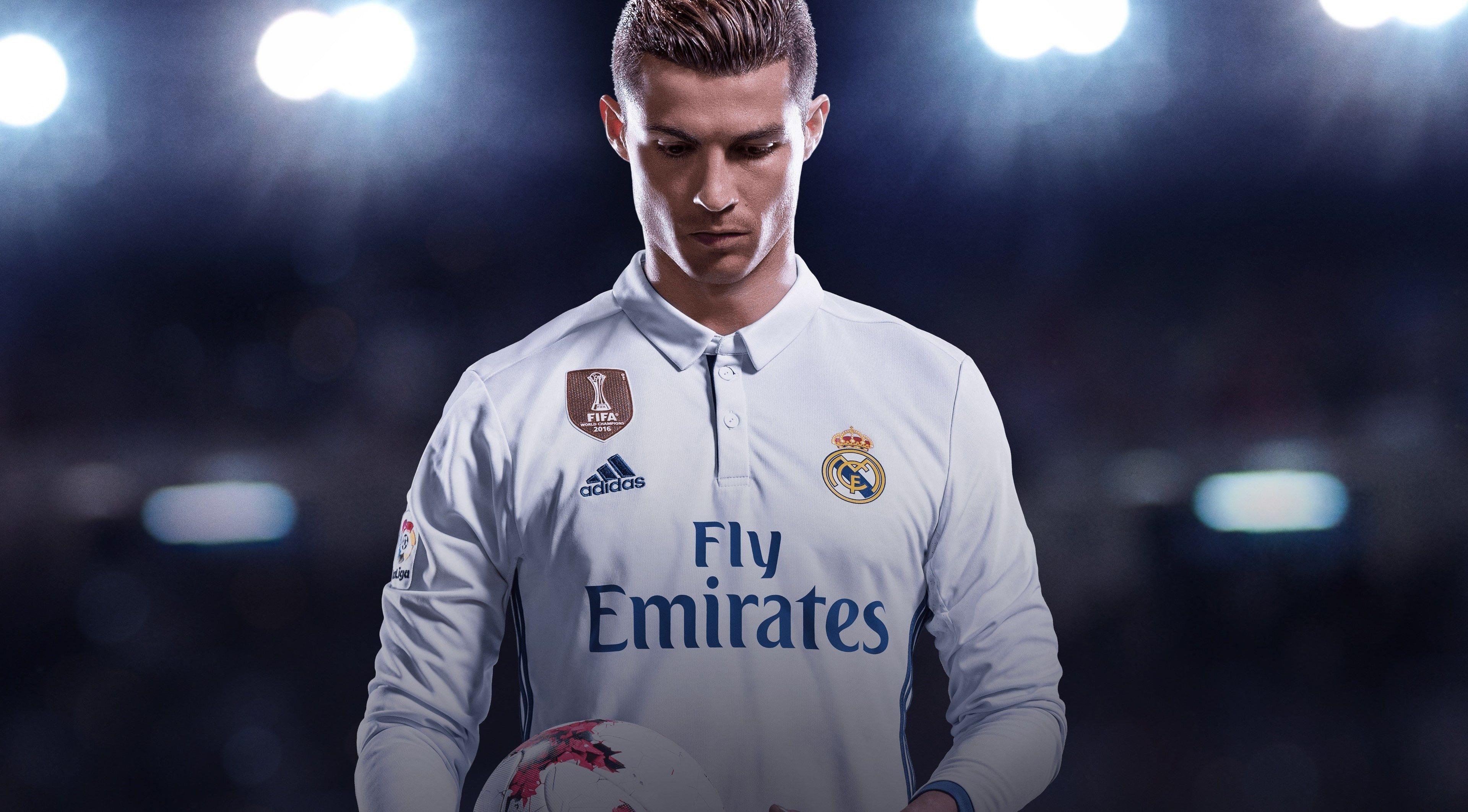 Cristiano Ronaldo, FIFA, 4K, Spiele, Fußball, 3840x2130 HD Desktop