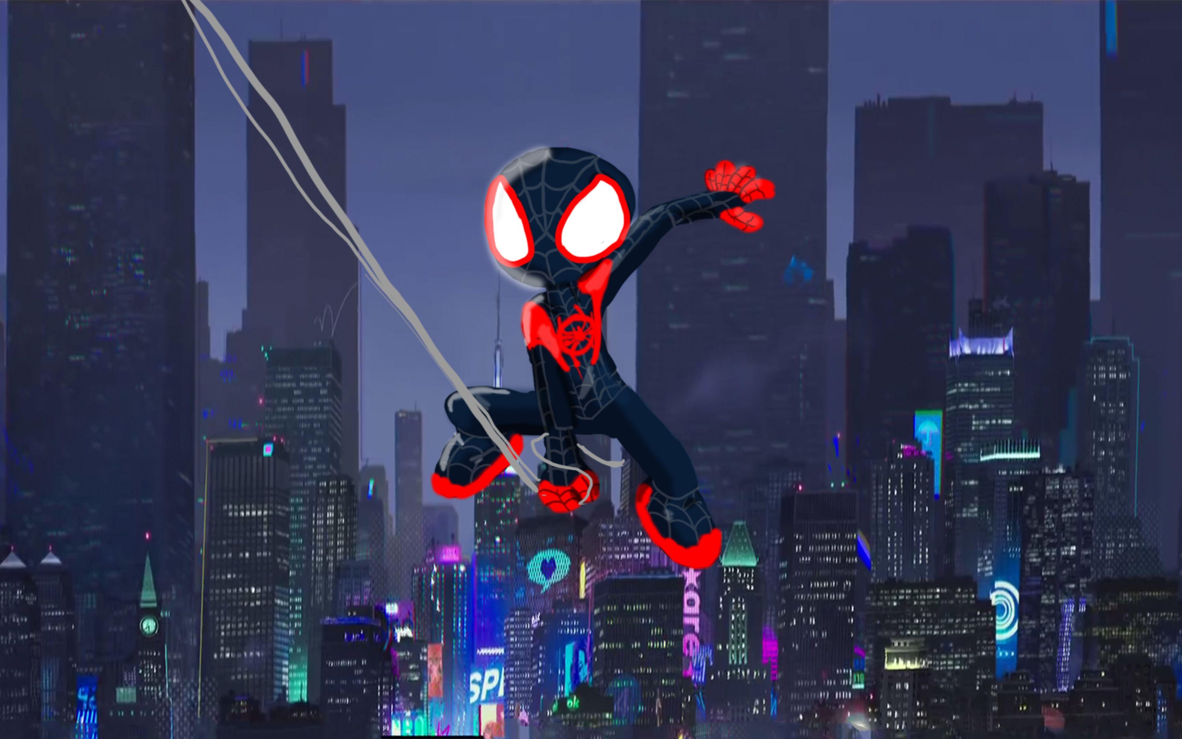 Spider-Man, Spider-Verse, Zeichentrick, Kino, 3840x2400 4K Desktop