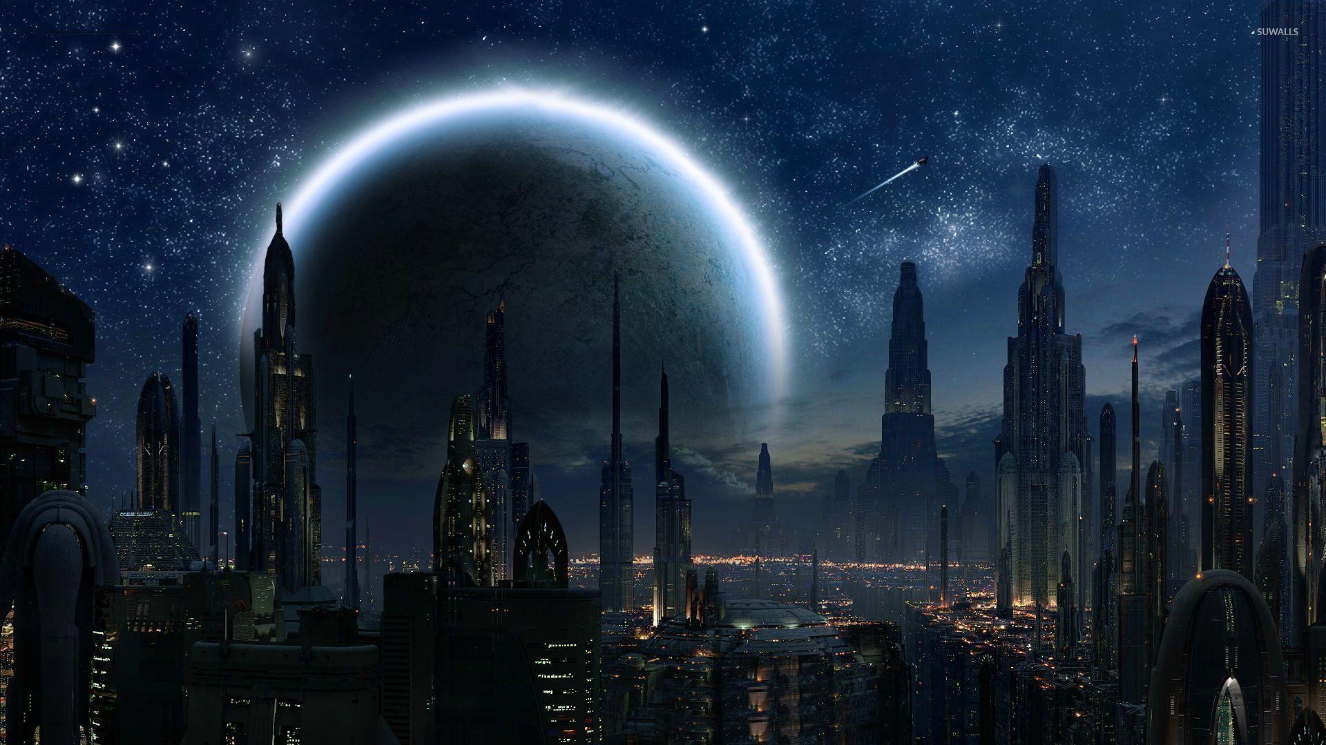 Coruscant, Star Wars, Kriege, Kino, Sci-Fi, 1920x1080 Full HD Desktop