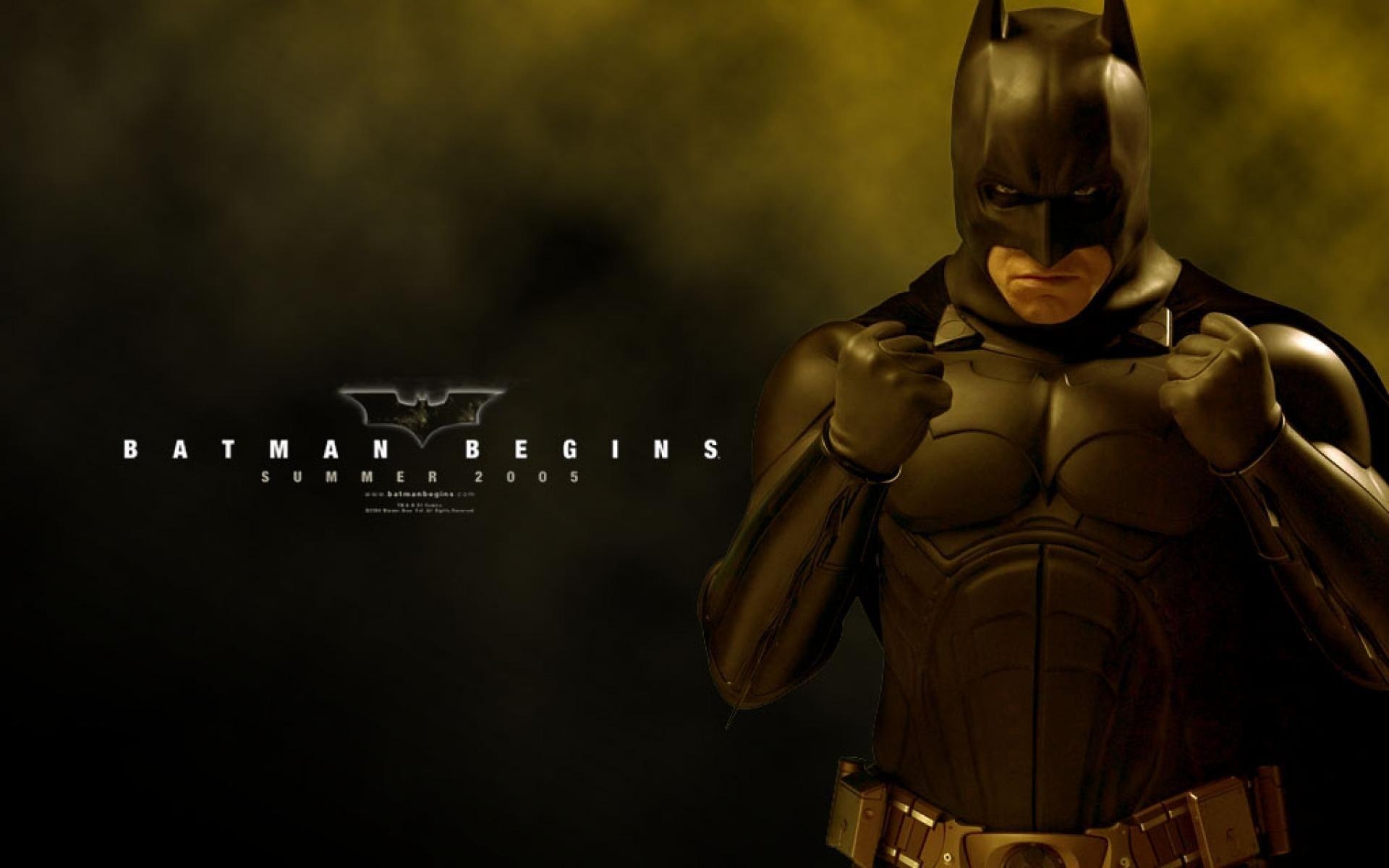 Batman Begins, HD, Filmplakat, Superheldenfilm, 1920x1200 HD Desktop