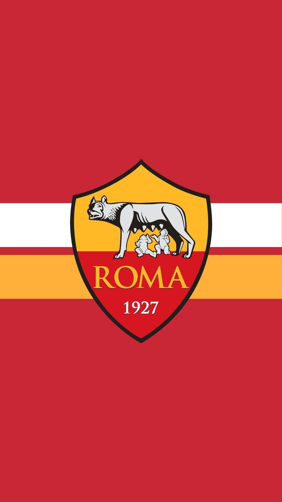 AS Roma, Bilder, Sfondi, Fußball, Design, 1080x1920 Full HD Handy