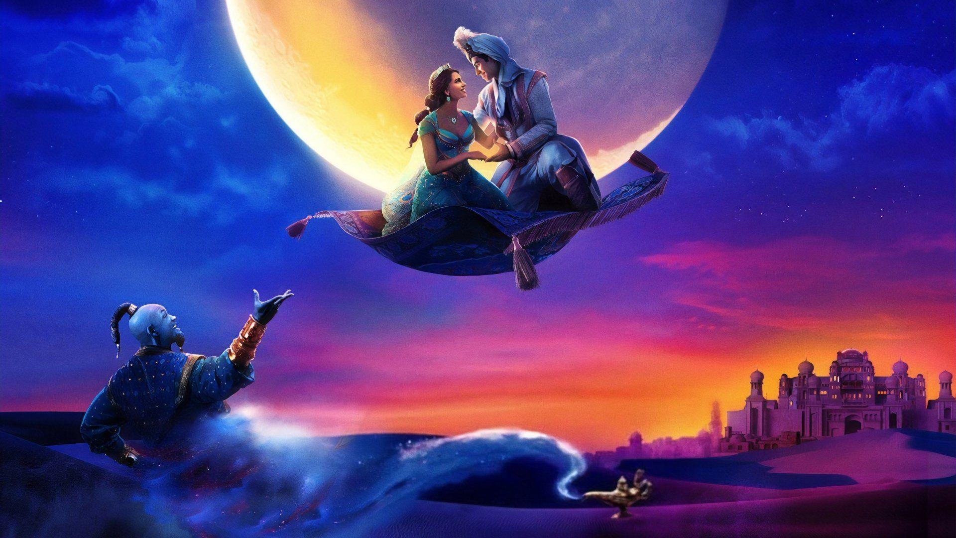 Aladdin 2019, HD, Film, Disney, Neuverfilmung, 1920x1080 Full HD Desktop