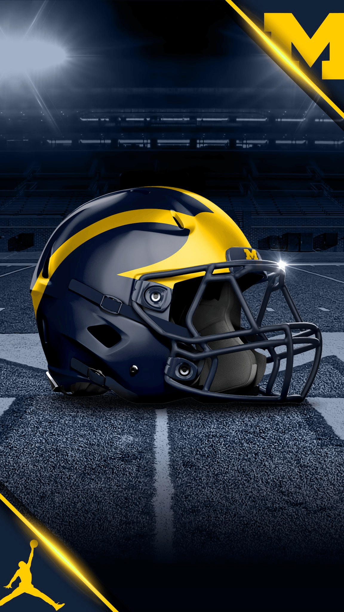 Hail Michigan, Wolverines, Football, GoBlue, Leidenschaft, 1160x2050 HD Handy