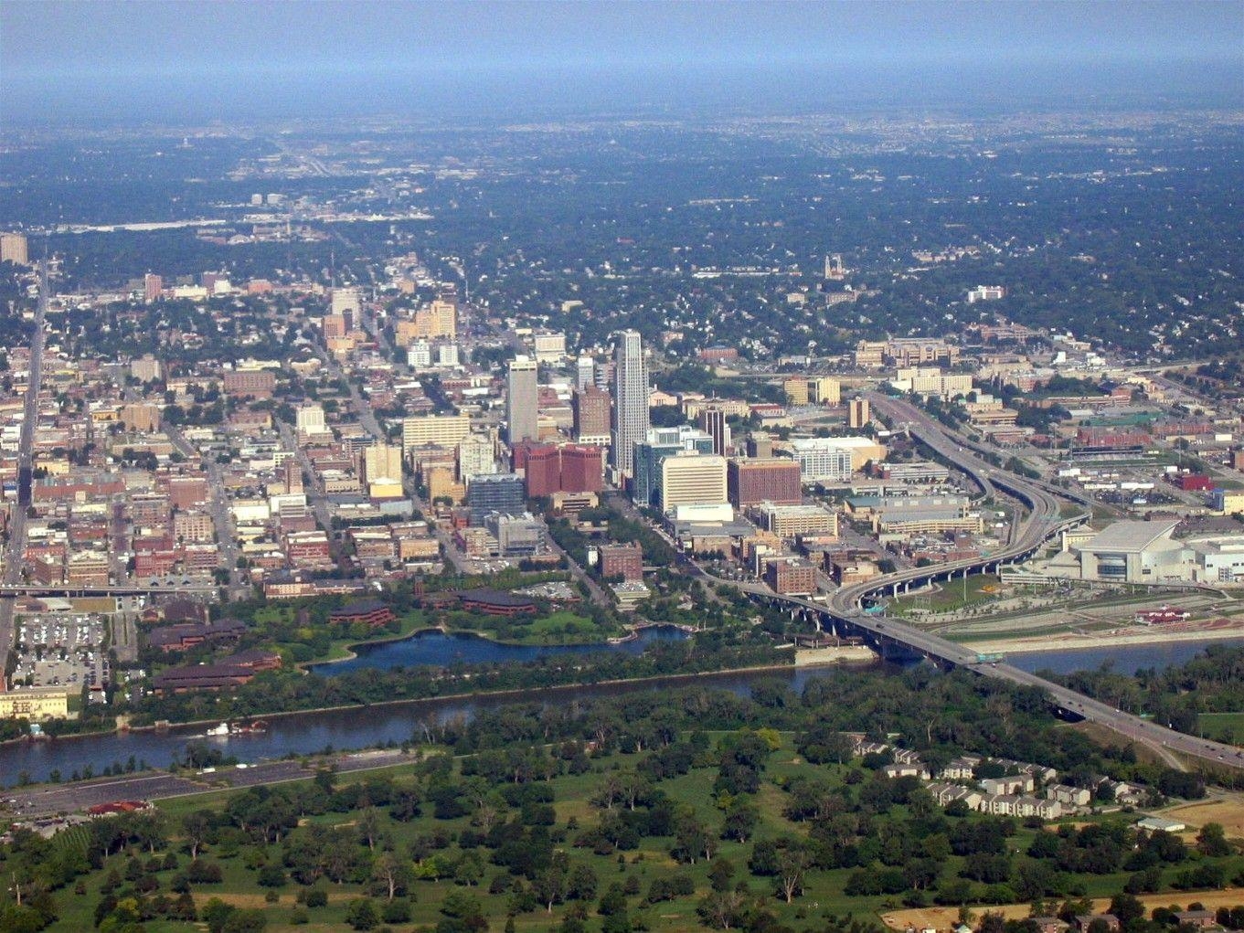 Omaha, Nebraska, USA, Stadtbilder, Reisen, 1370x1030 HD Desktop