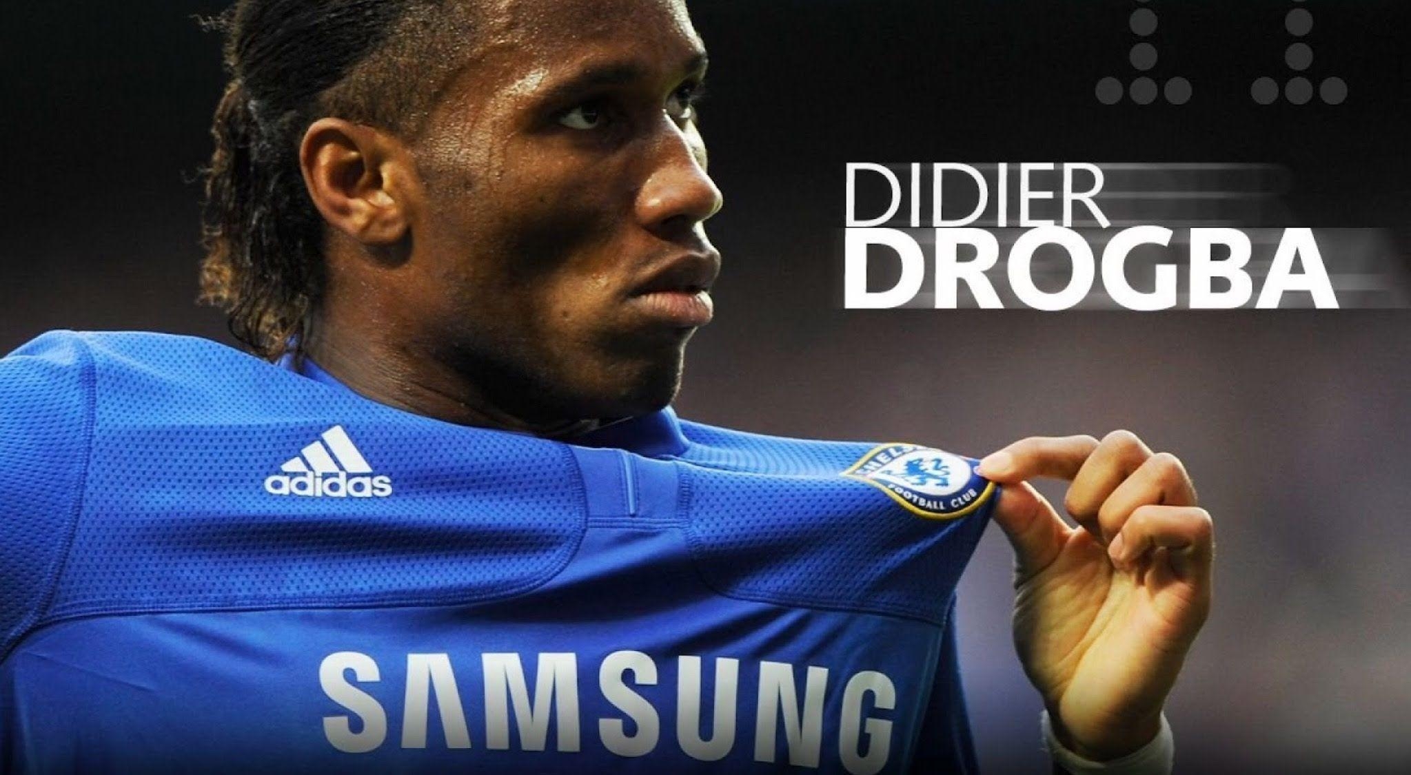 Didier Drogba, Hintergrundbild, Fußball, Chelsea, Held, 2050x1130 HD Desktop