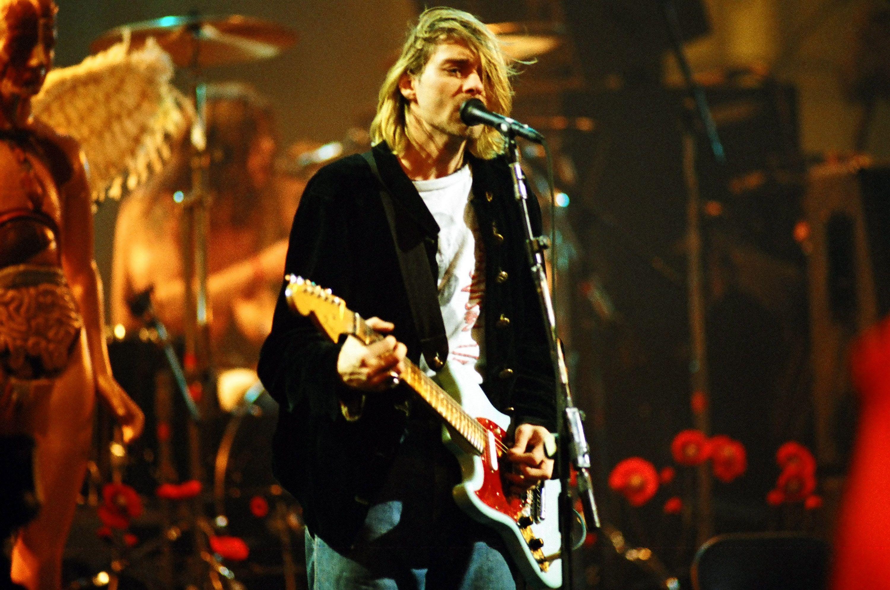 Kurt Cobain, Gitarre, Musiker, Grunge, Bild, 3000x1990 HD Desktop