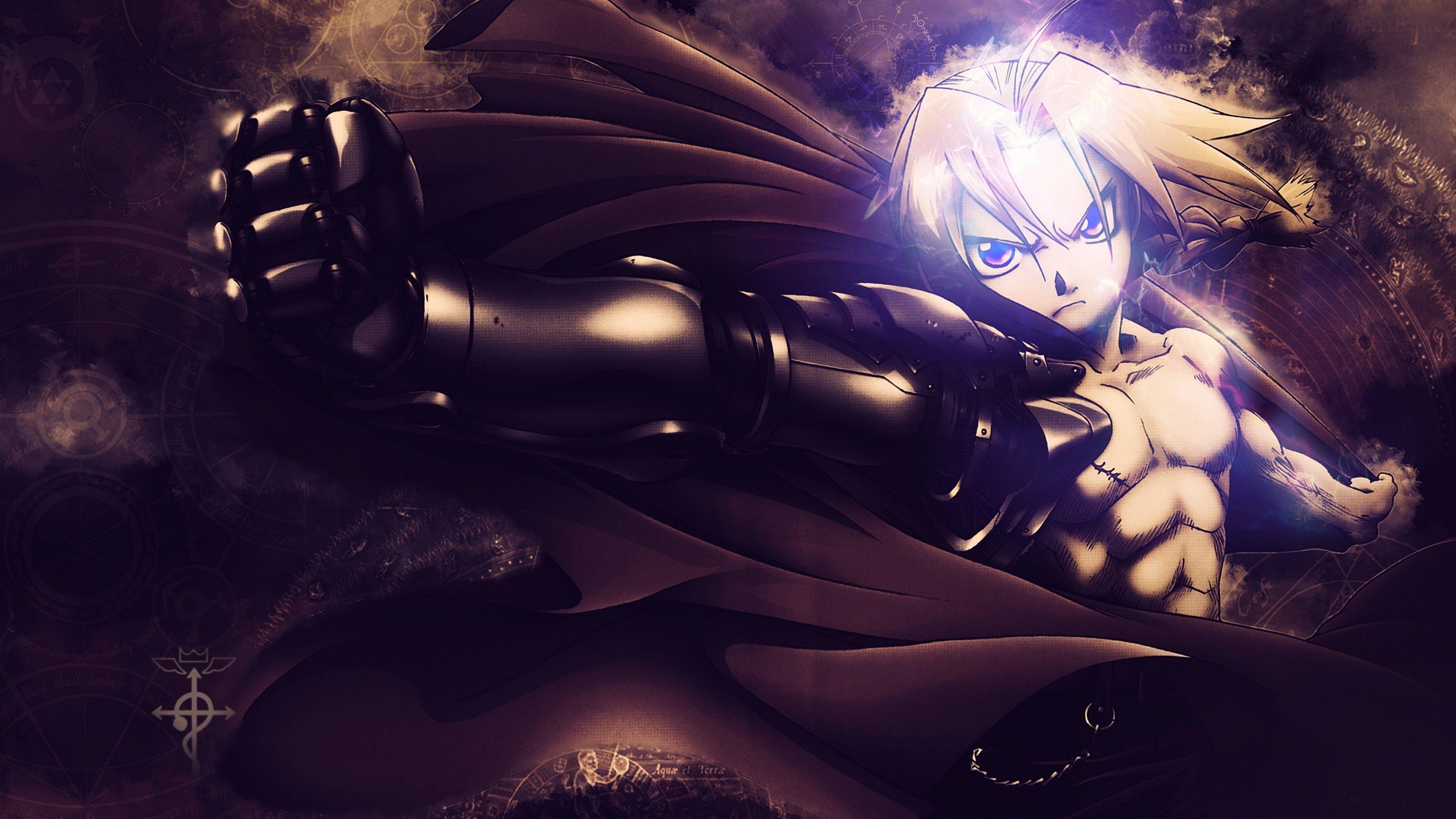 Edward Elric, HD, Alchemist, Hintergrund, Anime-Serie, 3840x2160 4K Desktop