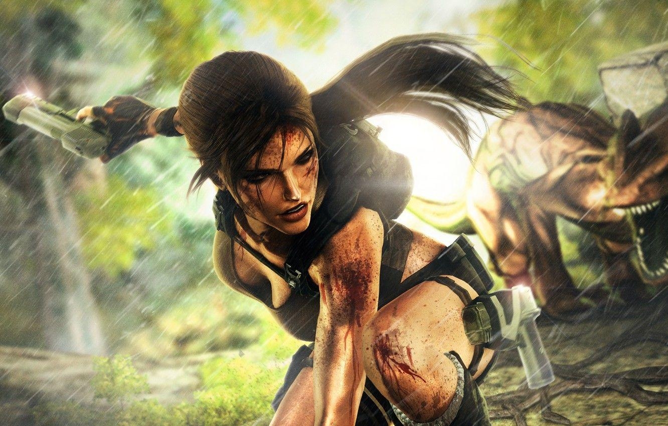 Lara Croft, Eidos, Crystal Dynamics, Abenteuer, Gaming, 1340x850 HD Desktop