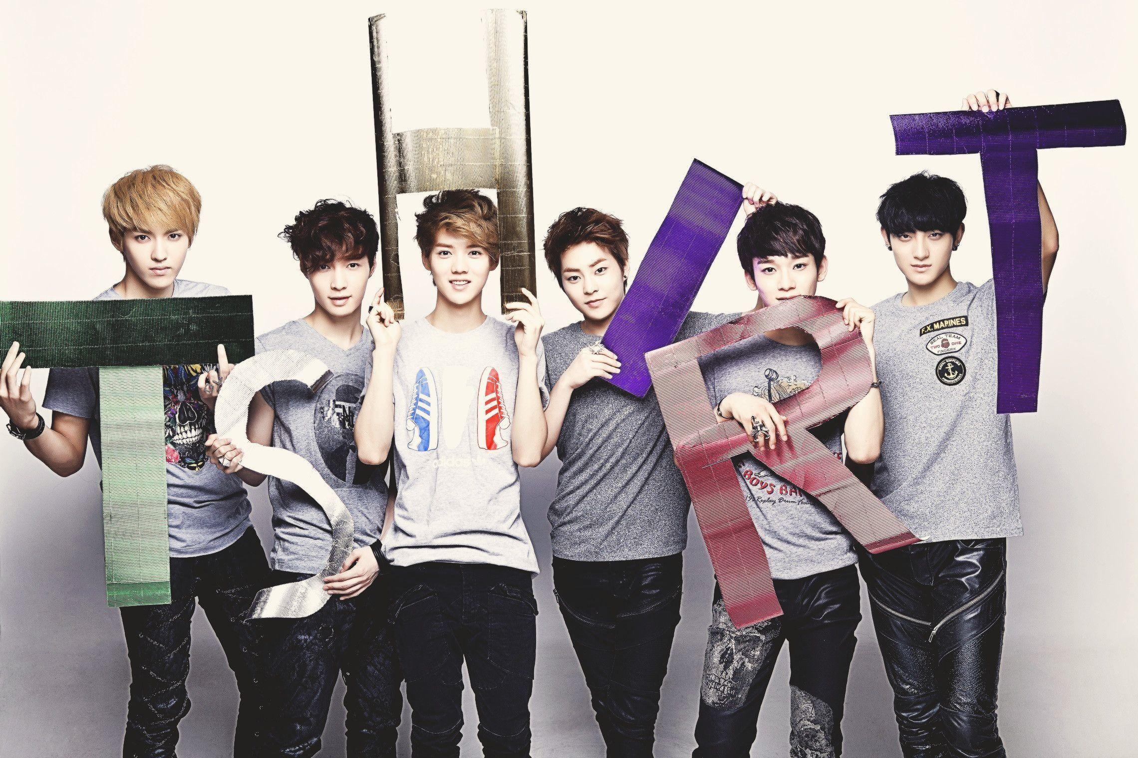 EXO K-pop, Musik Bild, Koreanische Idole, Gruppenporträt, Junge Stars, 2280x1520 HD Desktop